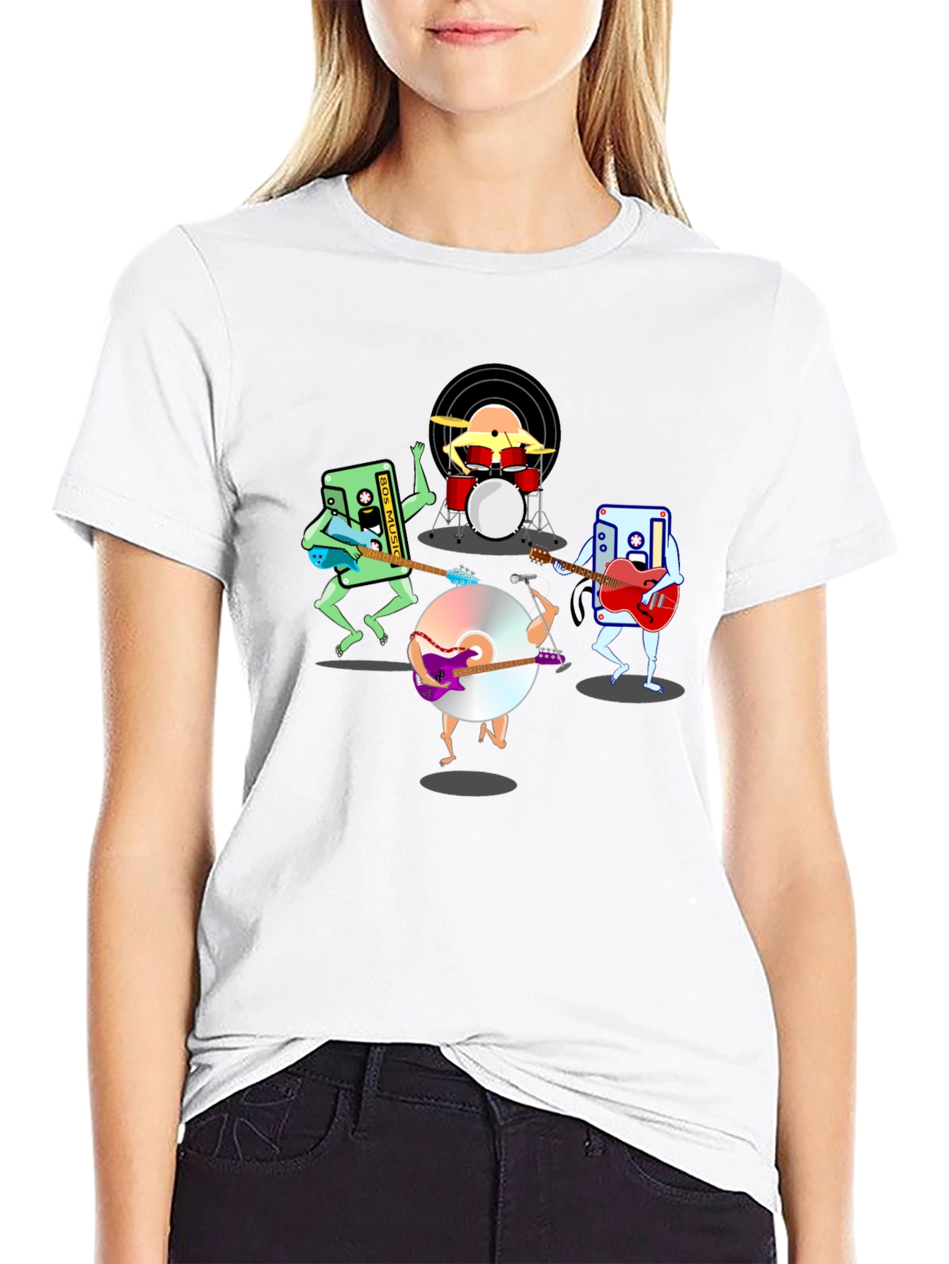 Retro Music Band Graphic T-Shirt