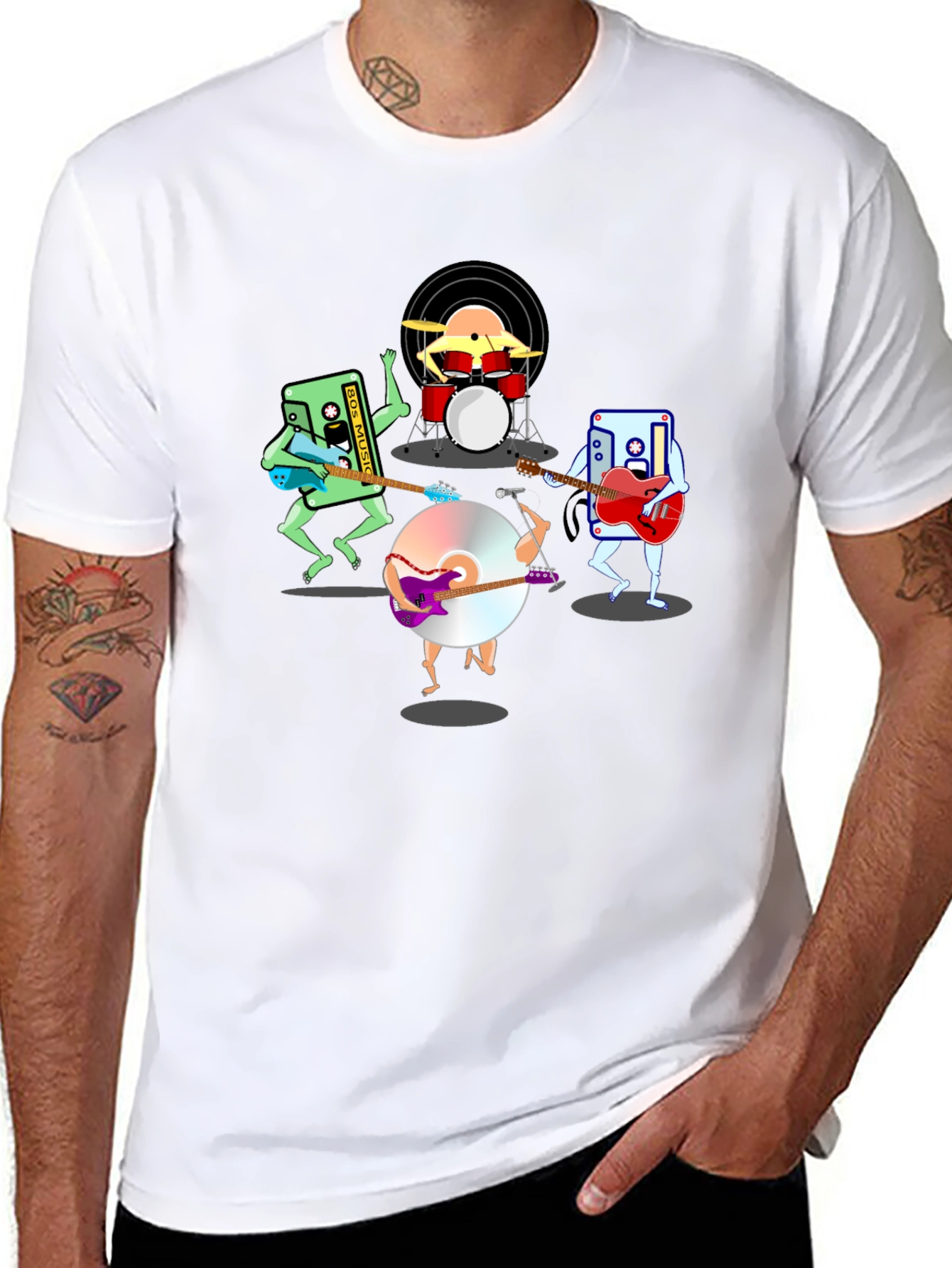 Retro Music Band Graphic T-Shirt