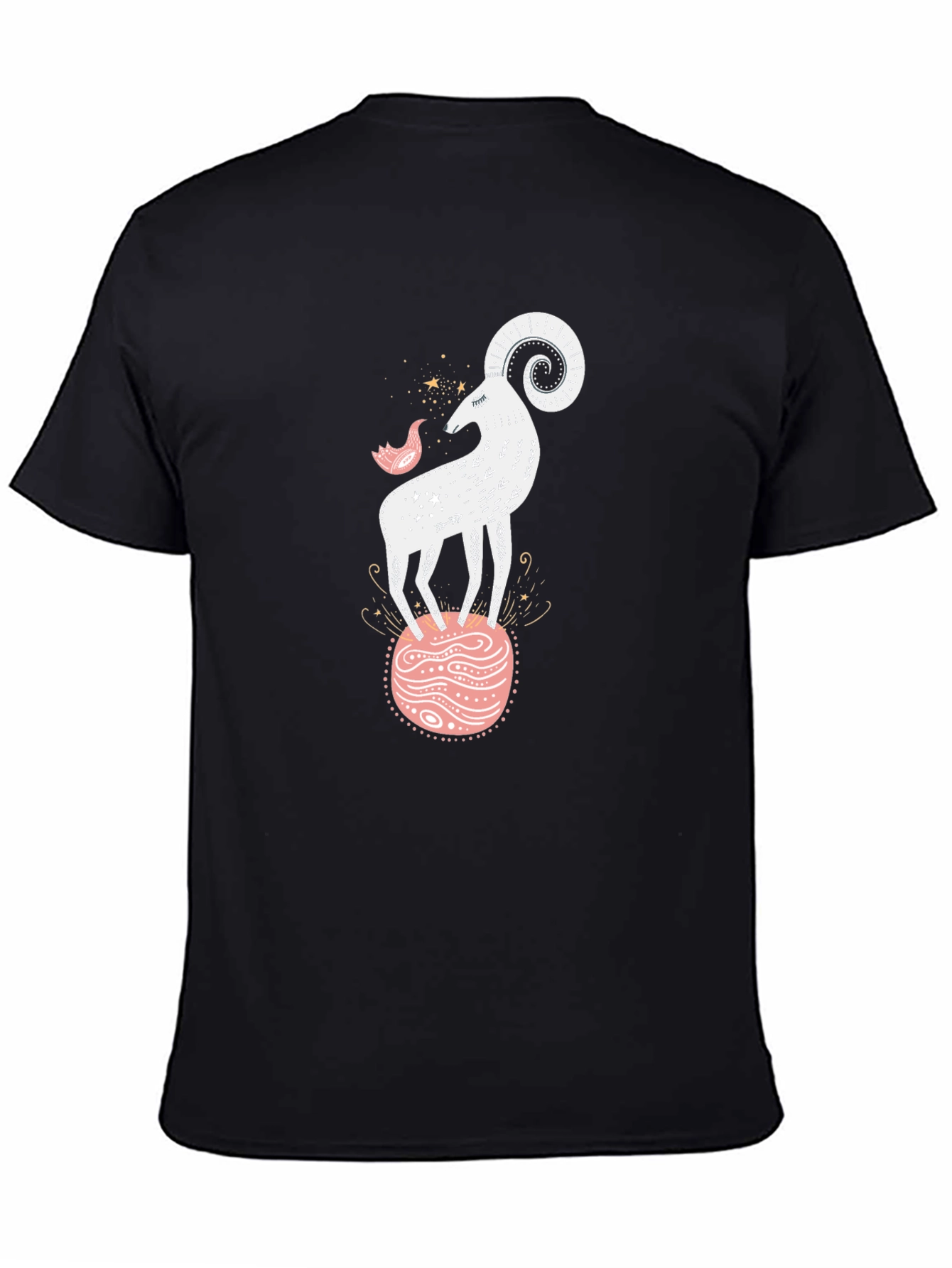 Ram on Pink Planet Graphic Tee