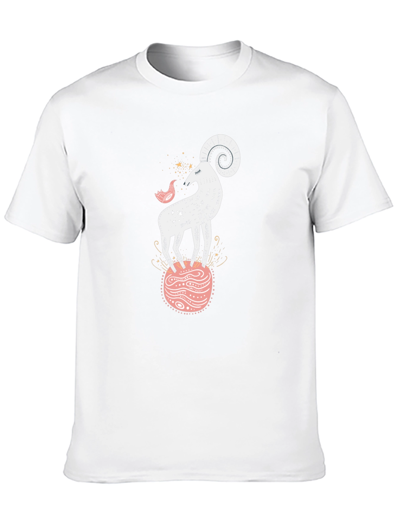 Ram on Pink Planet Graphic Tee