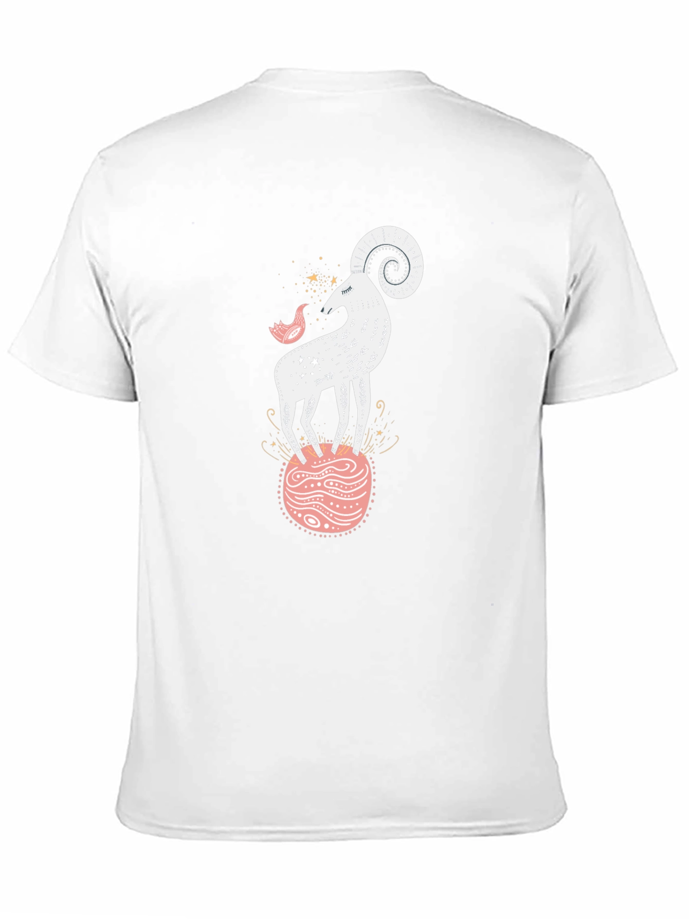 Ram on Pink Planet Graphic Tee