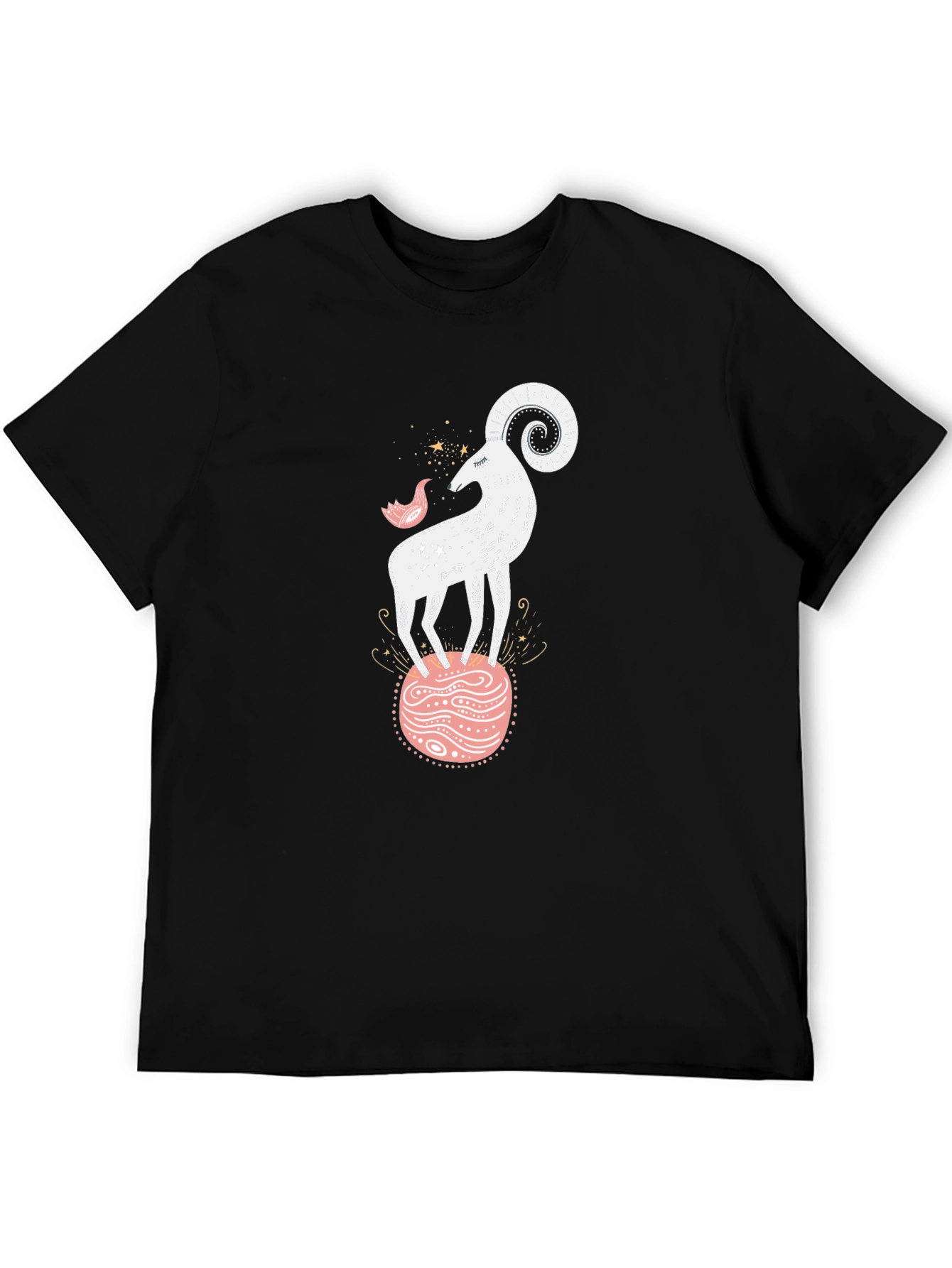 Ram on Pink Planet Graphic Tee