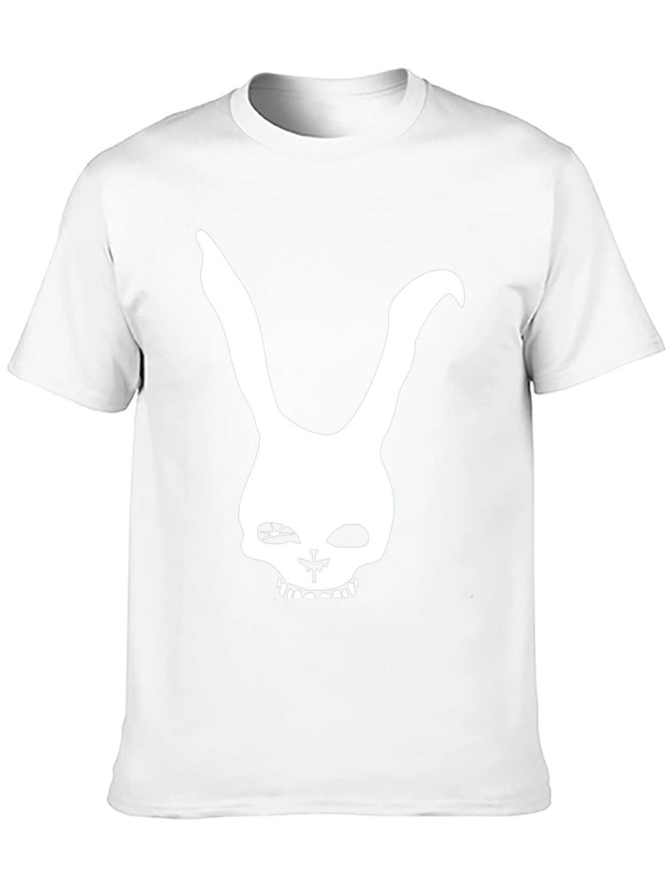 Black Bunny Skull Graphic Tee