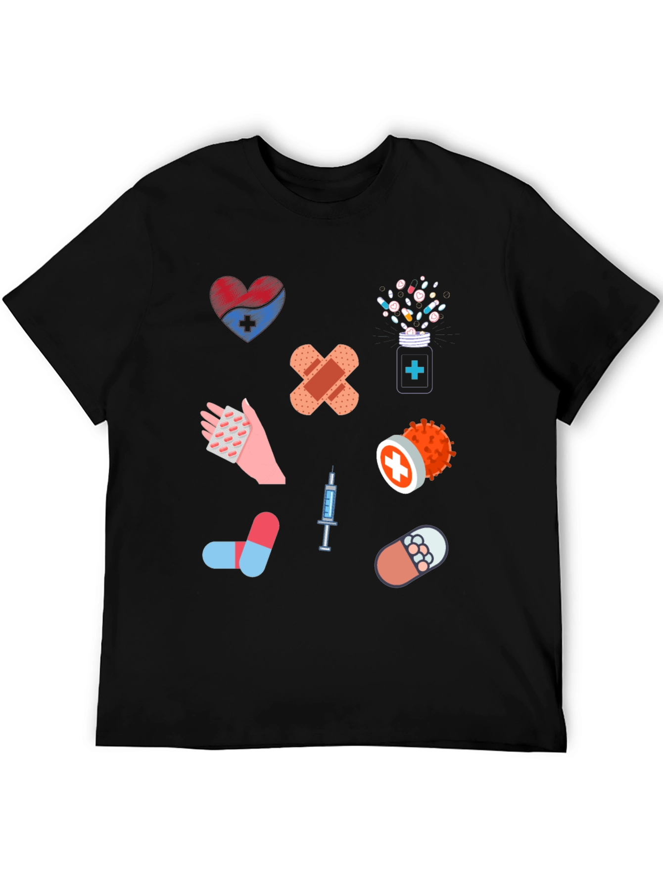 Medical Print T-Shirt - Novelty Healthcare Tee