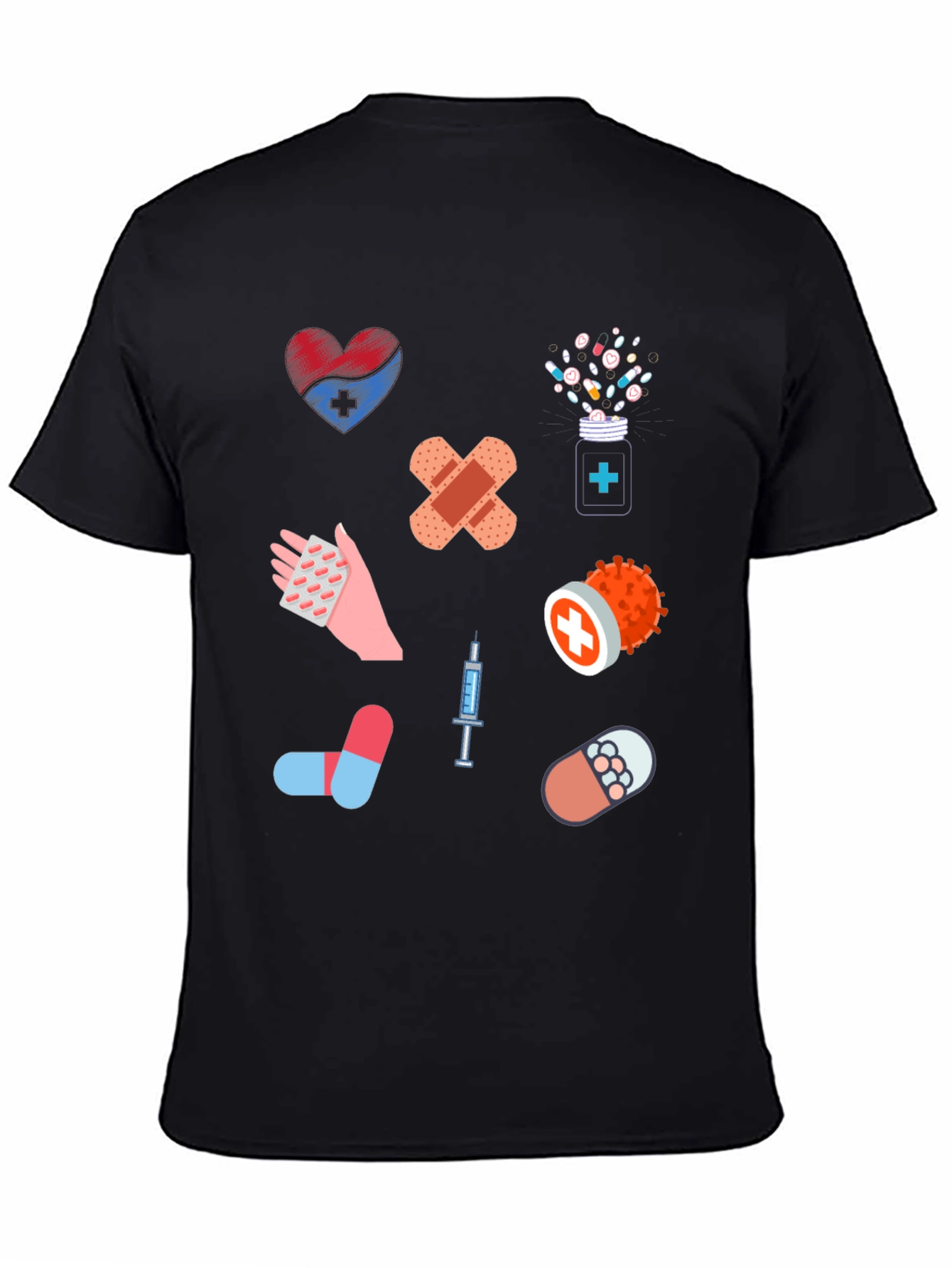 Medical Print T-Shirt - Novelty Healthcare Tee