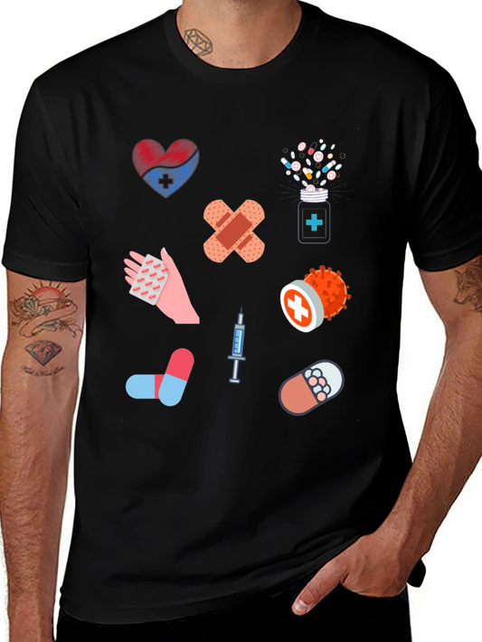 Medical Print T-Shirt - Novelty Healthcare Tee