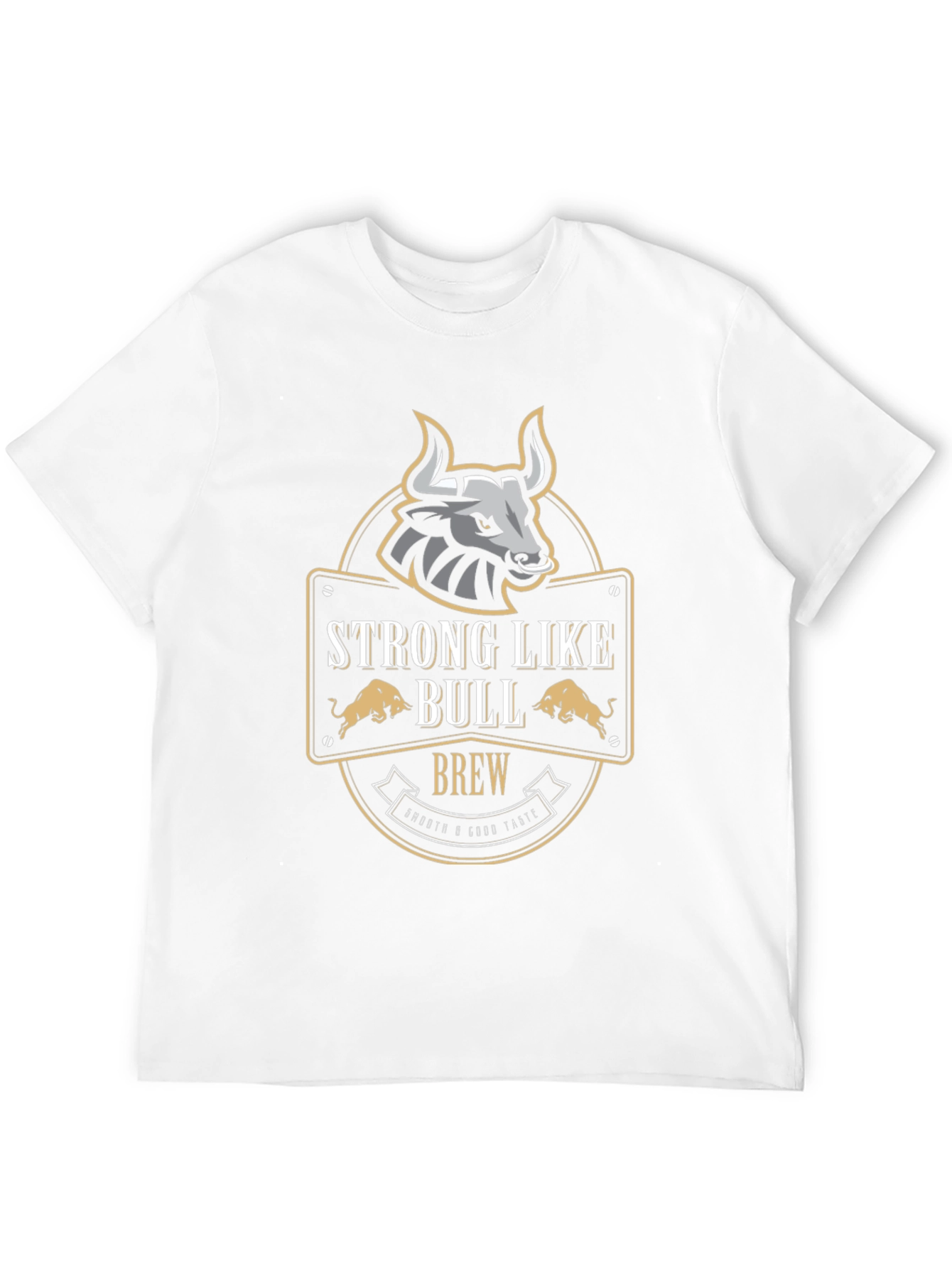 Strong Like Bull Brew Graphic Tee - Black
