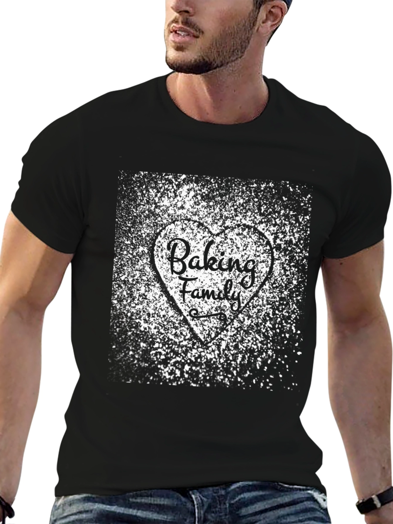 Baking Family Black T-Shirt