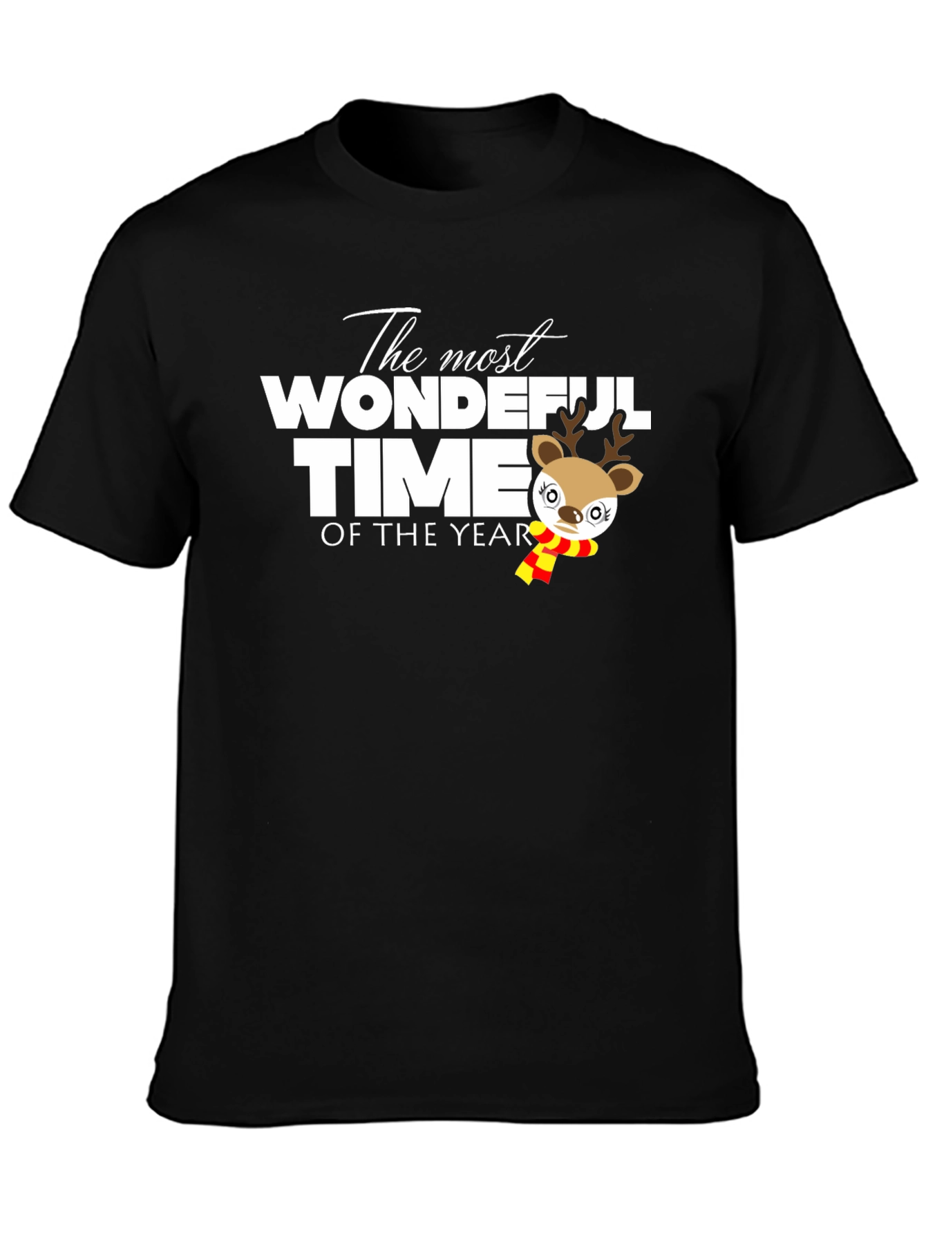 Festive Christmas Reindeer T-Shirt