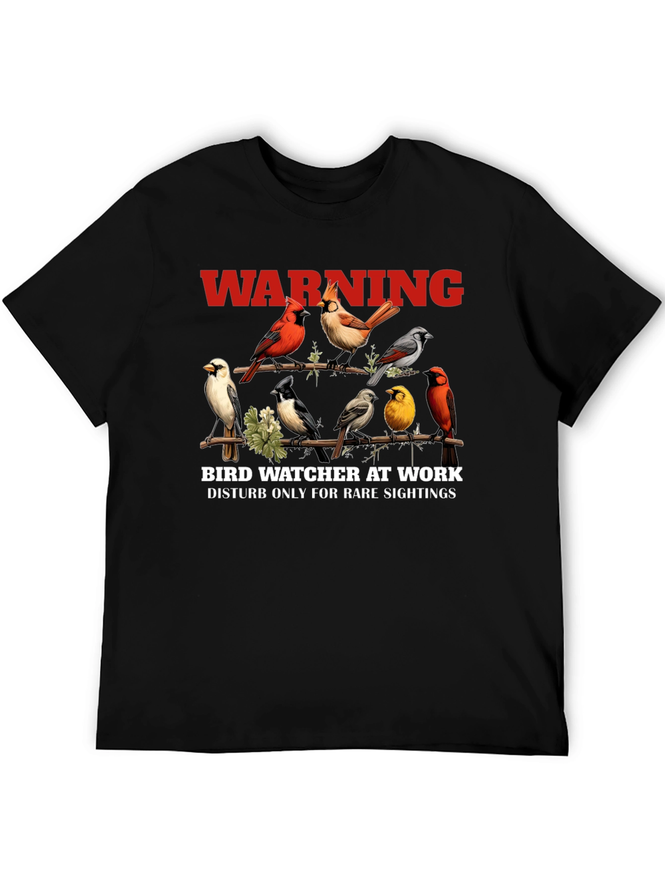 Bird Watcher T-Shirt - Unique Bird Design