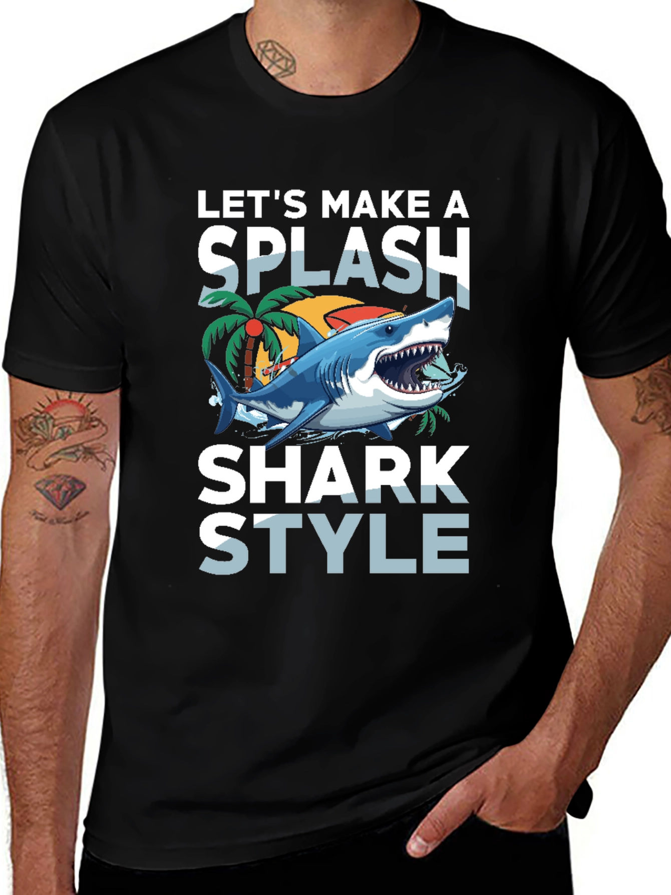 Shark Style T-Shirt - Make a Splash!
