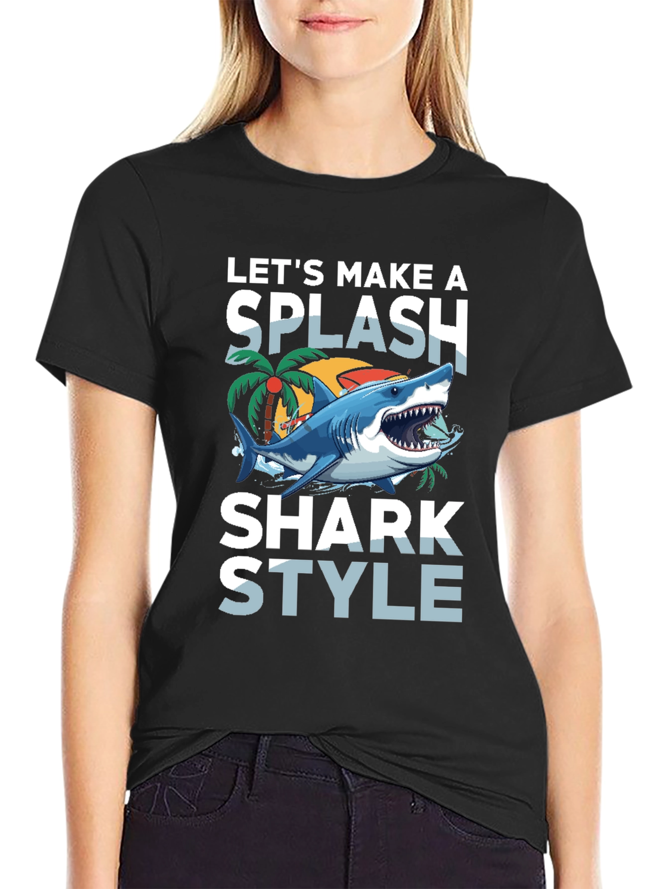 Shark Style T-Shirt - Make a Splash!