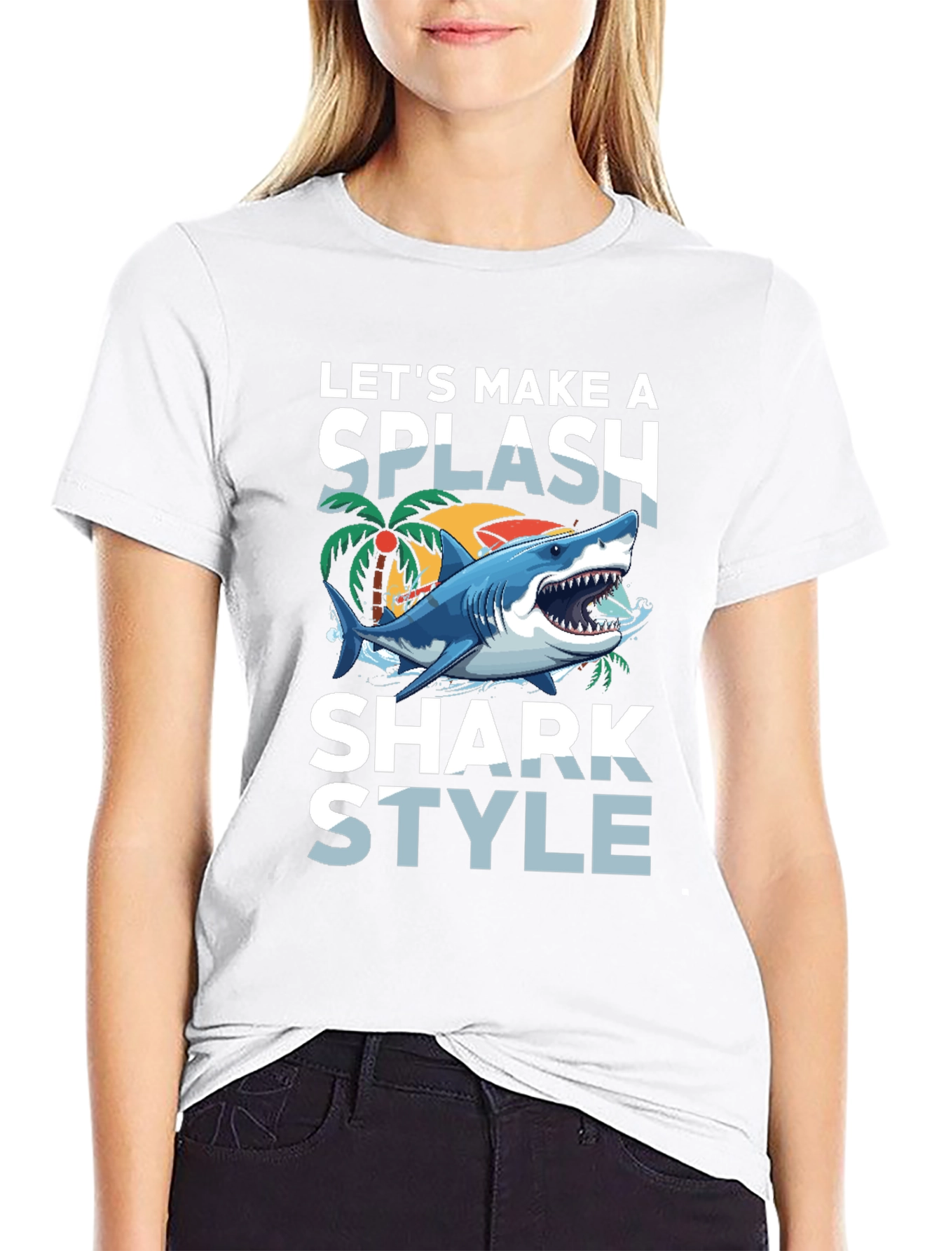 Shark Style T-Shirt - Make a Splash!