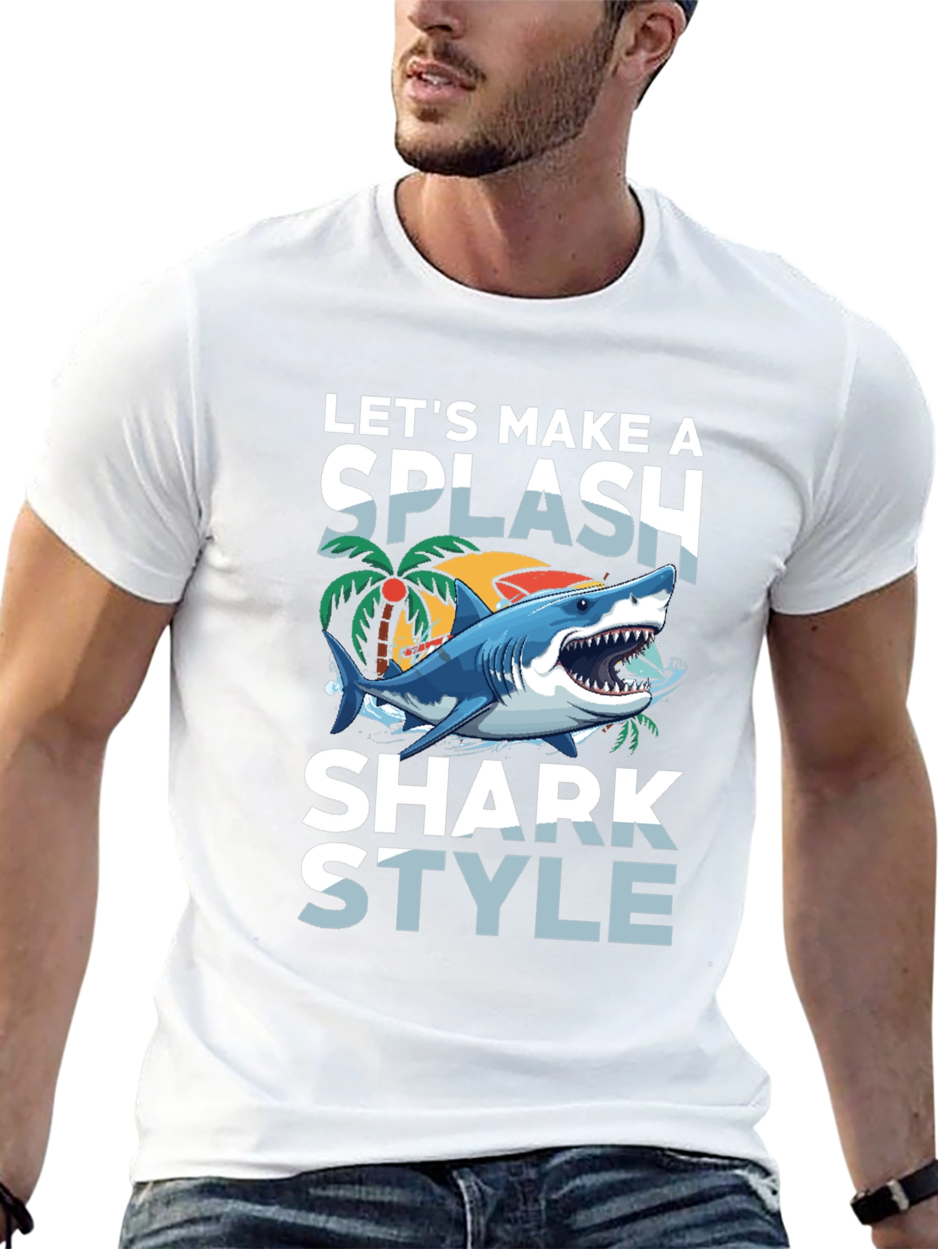 Shark Style T-Shirt - Make a Splash!