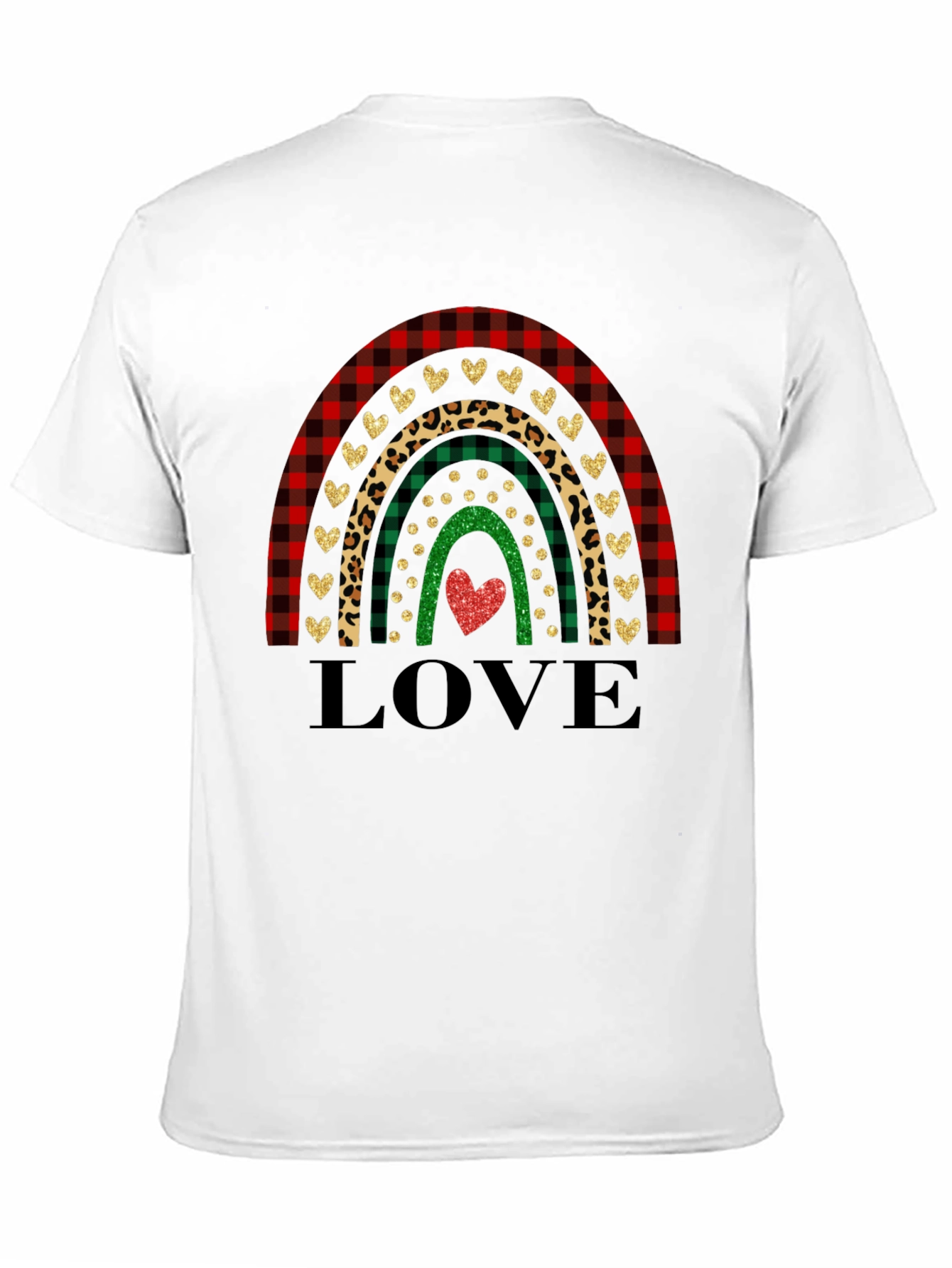 Love Rainbow Graphic Tee - Holiday T-Shirt