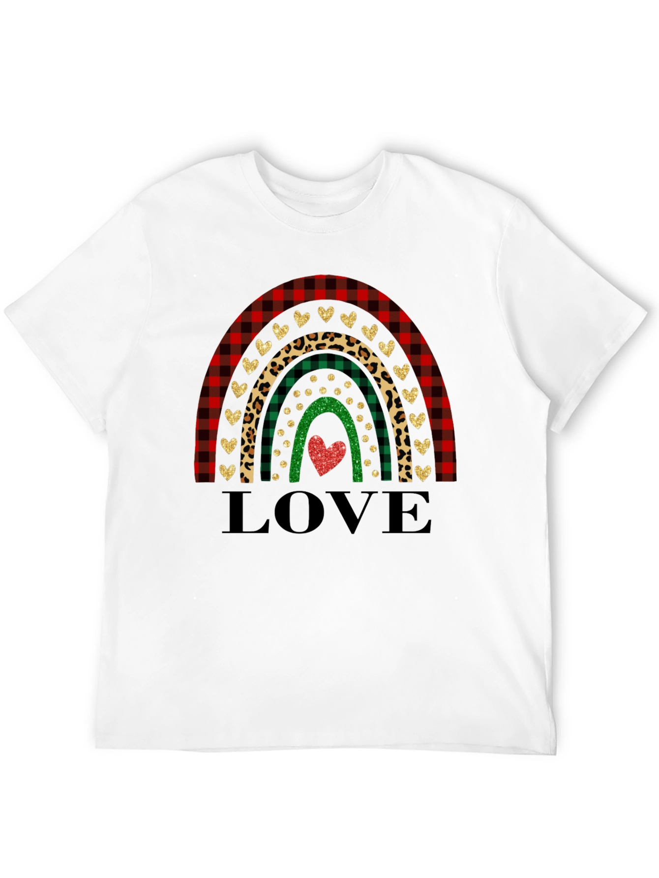 Love Rainbow Graphic Tee - Holiday T-Shirt