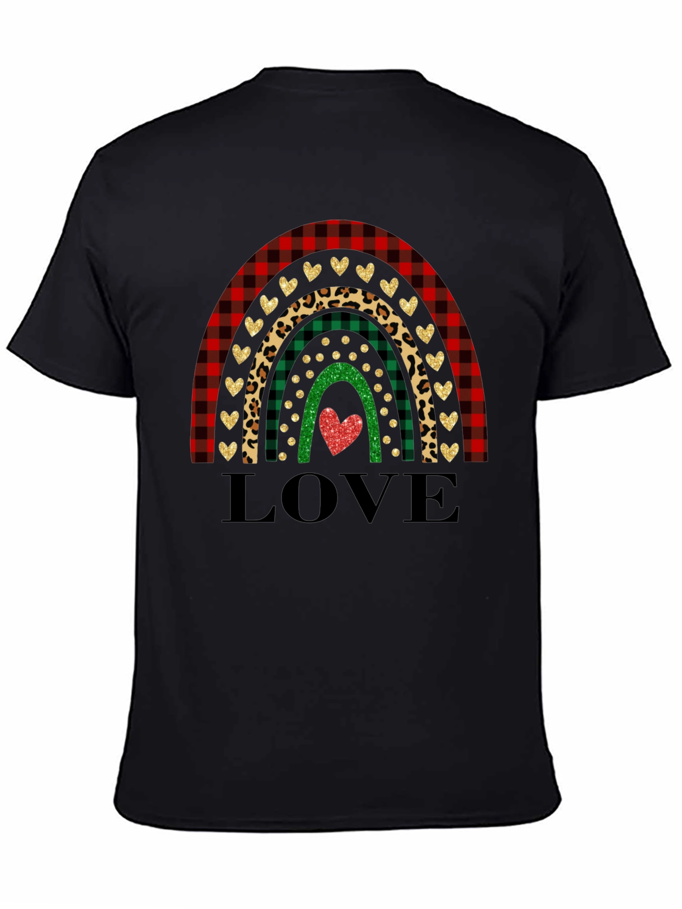 Love Rainbow Graphic Tee - Holiday T-Shirt