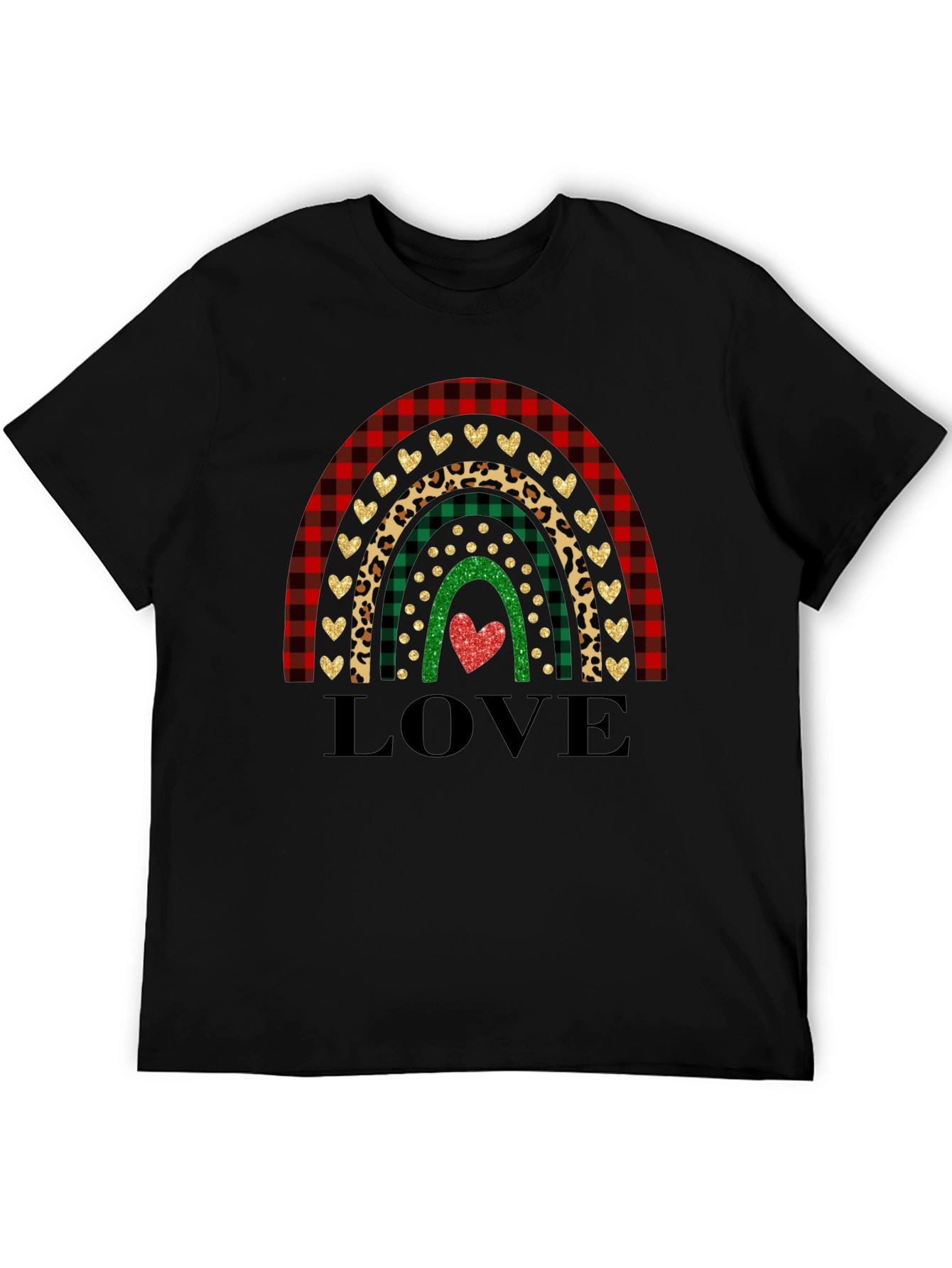 Love Rainbow Graphic Tee - Holiday T-Shirt