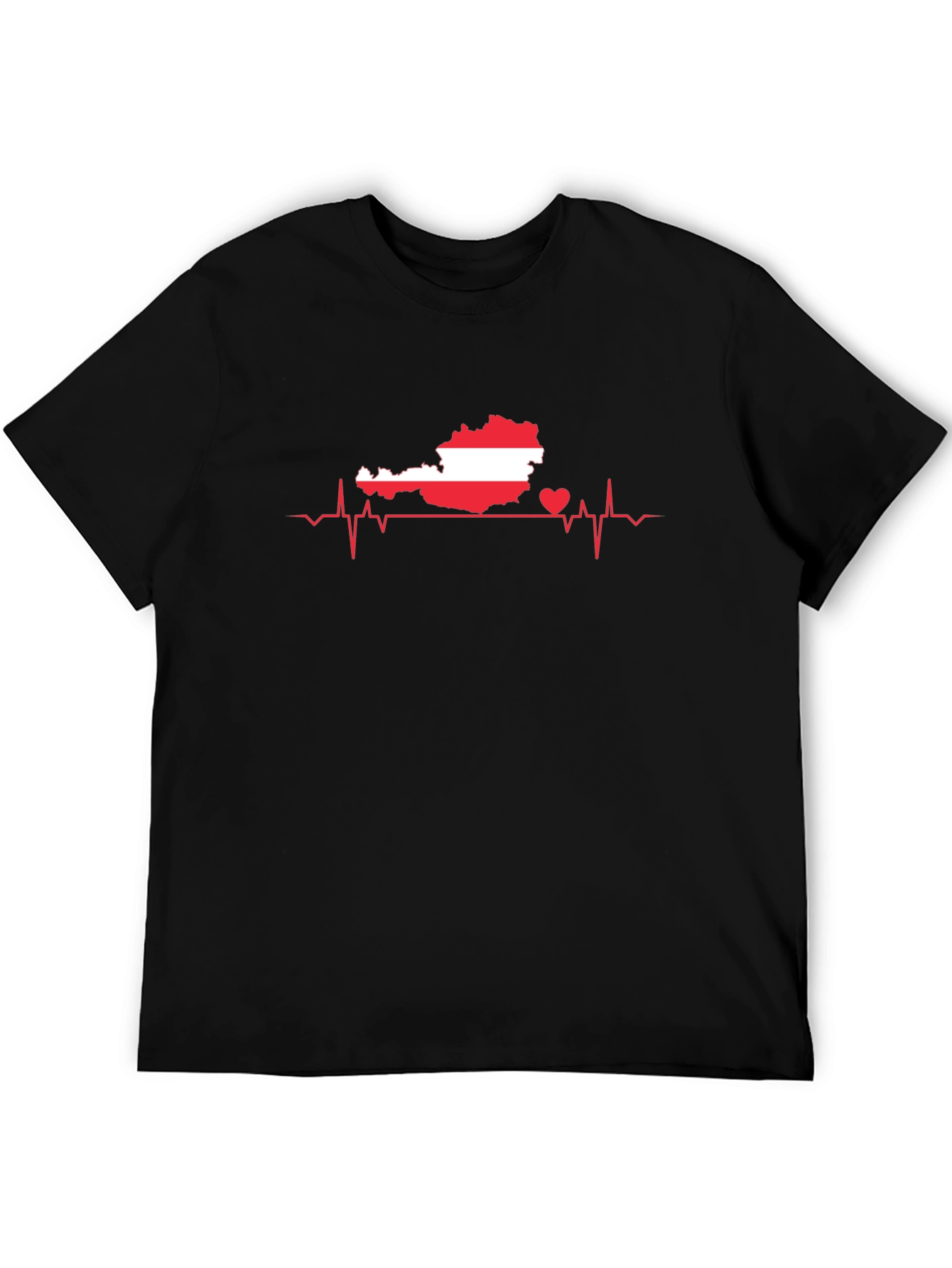 Austria Heartbeat T-Shirt - Show Your Love!