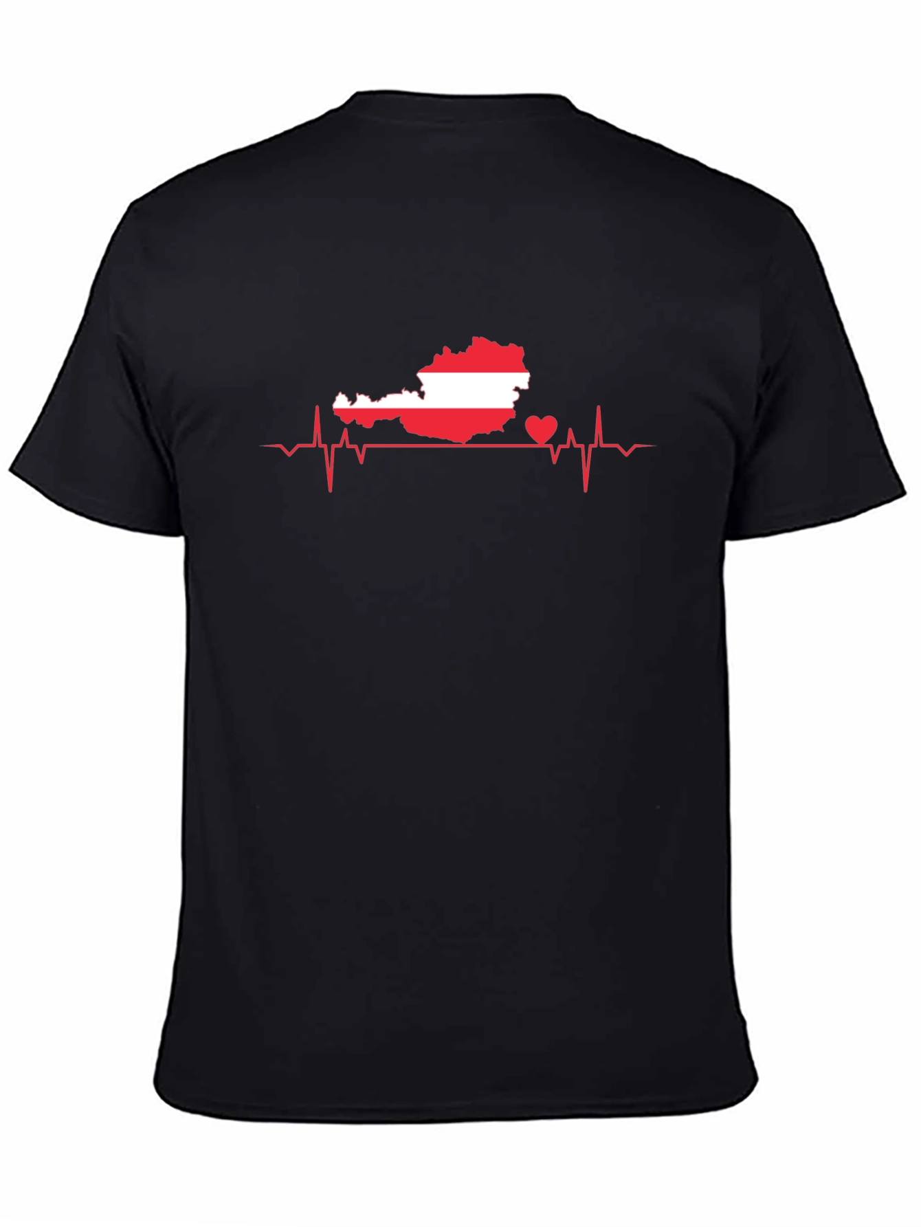 Austria Heartbeat T-Shirt - Show Your Love!