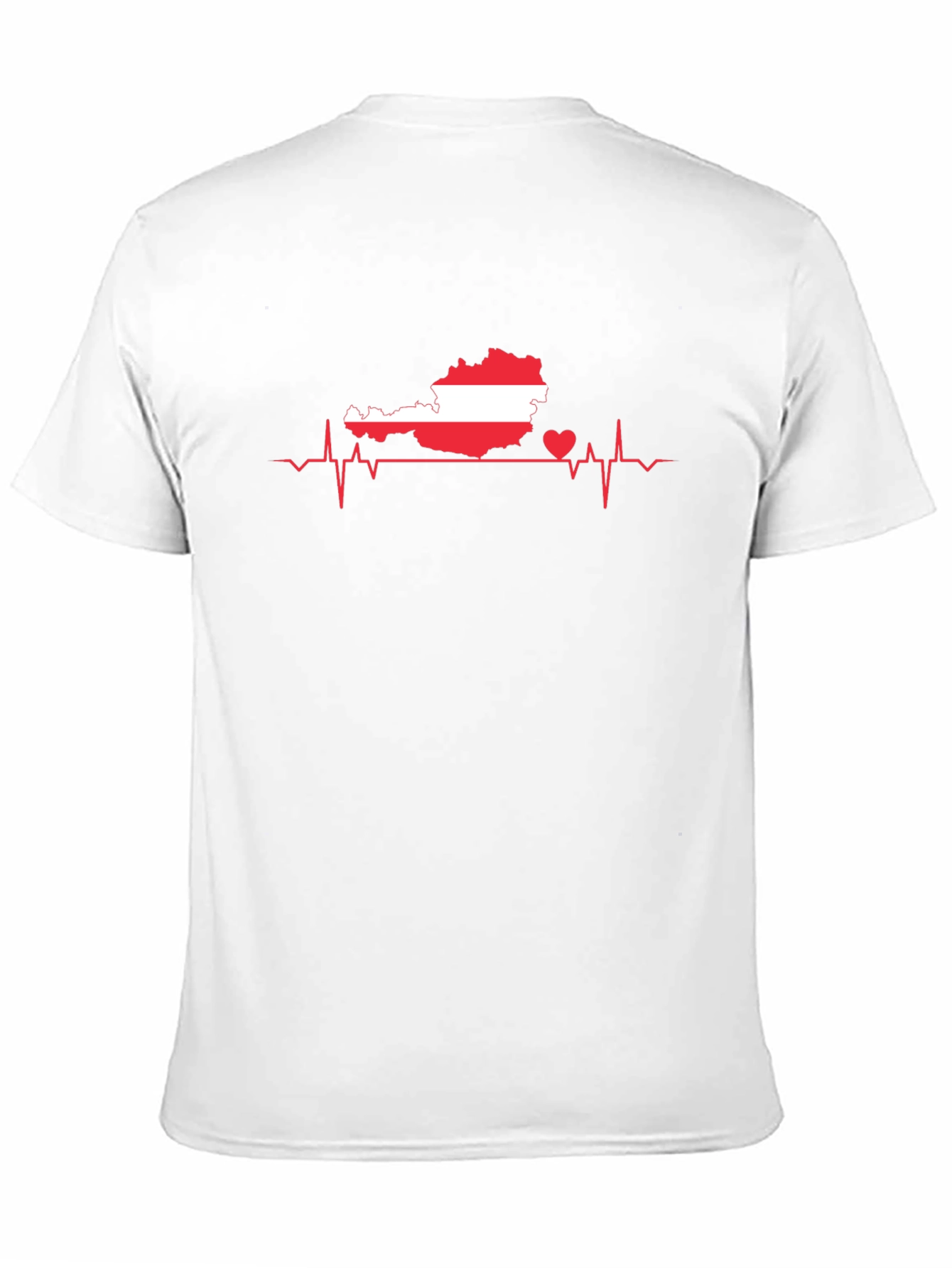 Austria Heartbeat T-Shirt - Show Your Love!