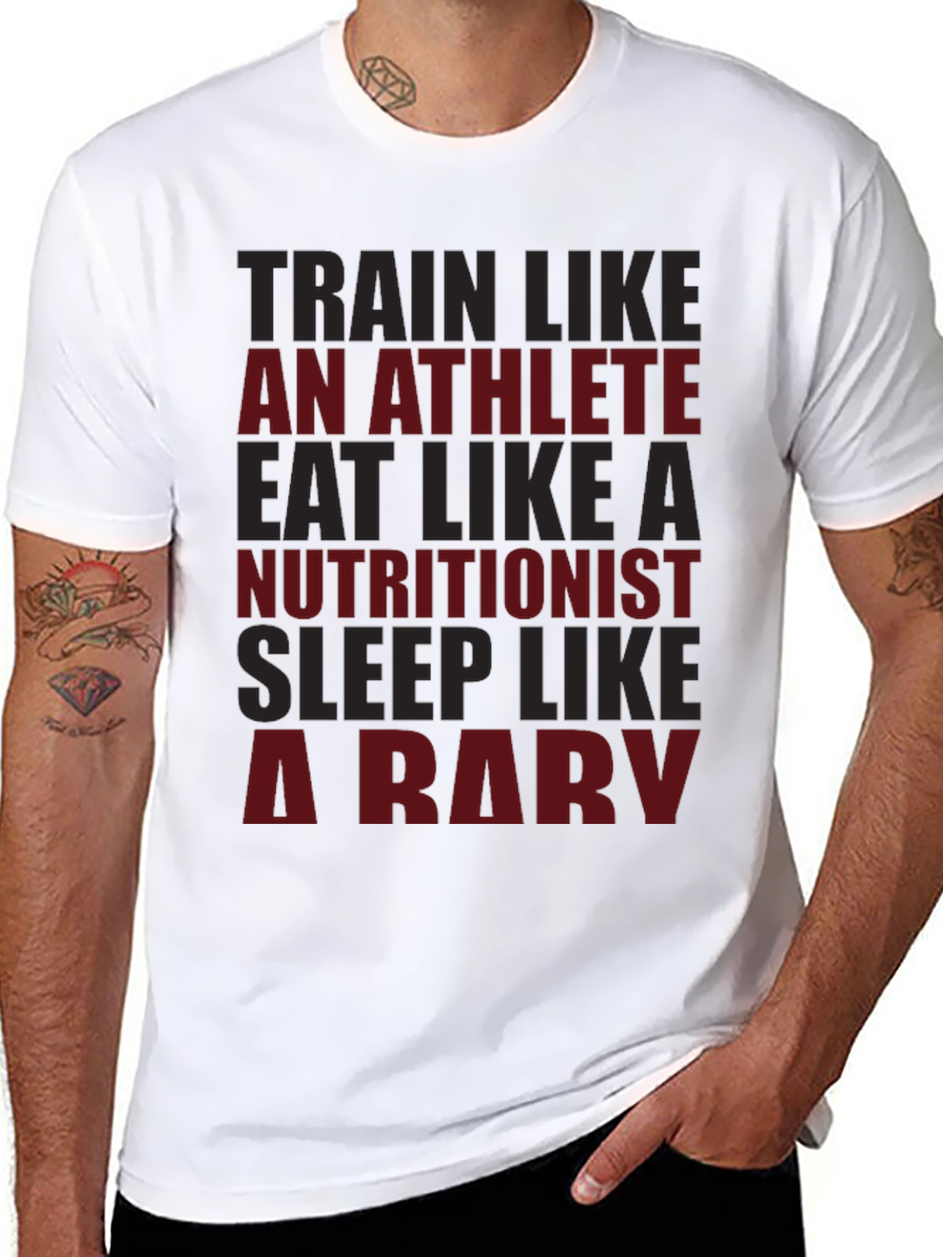 Train Like an Athlete Graphic Tee