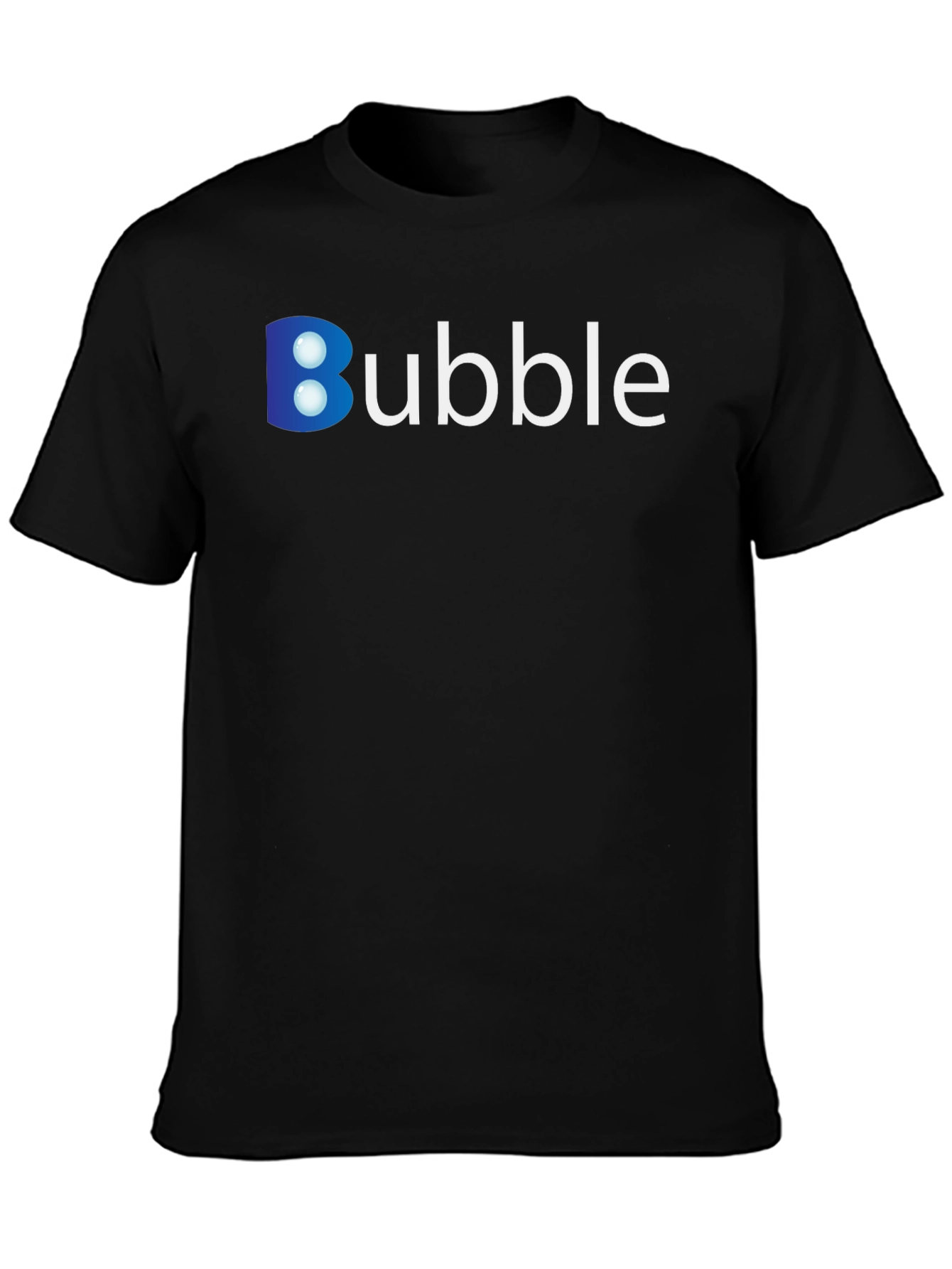 Bubble Logo Graphic Tee - Modern Casual Wear