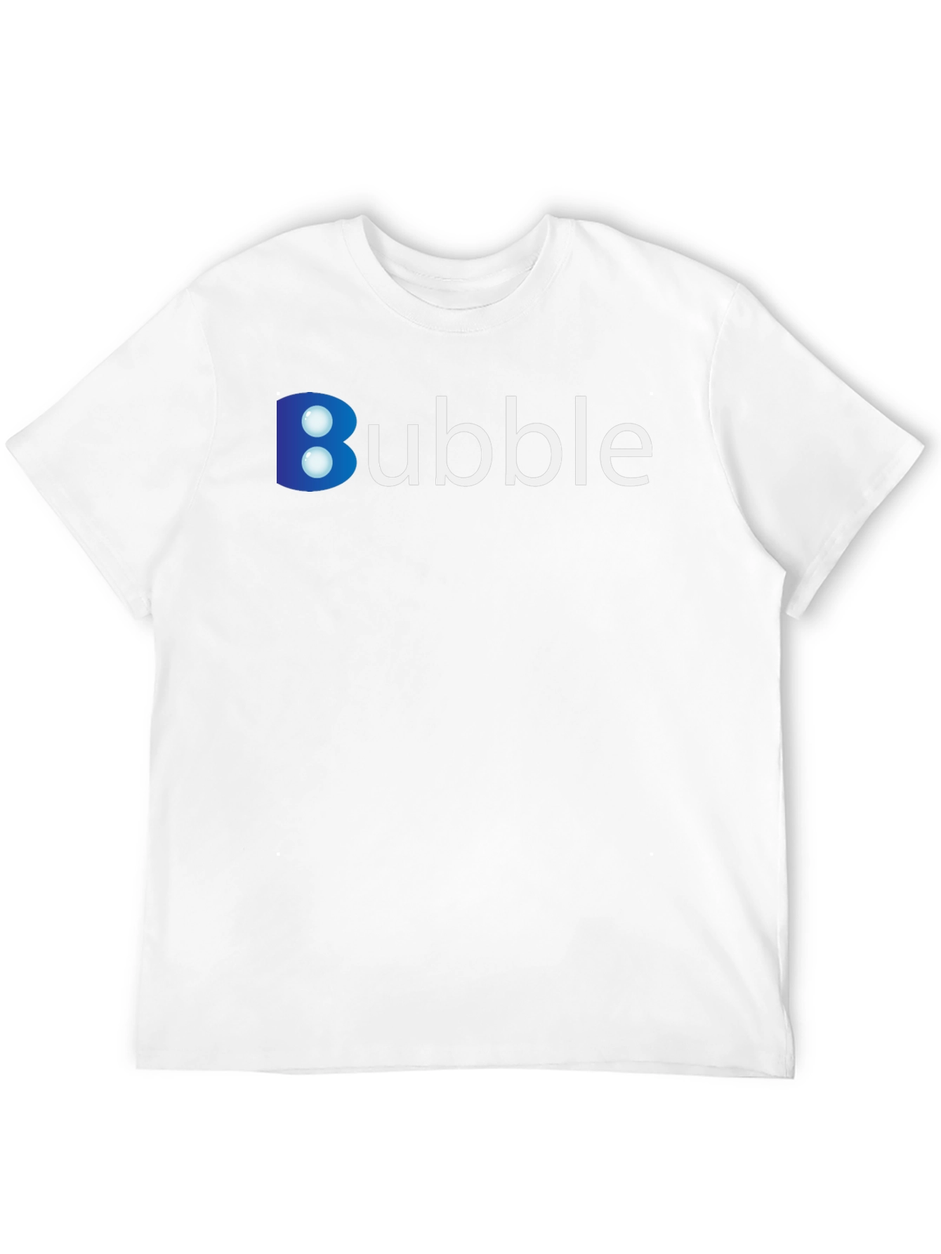 Bubble Logo Graphic Tee - Modern Casual Wear