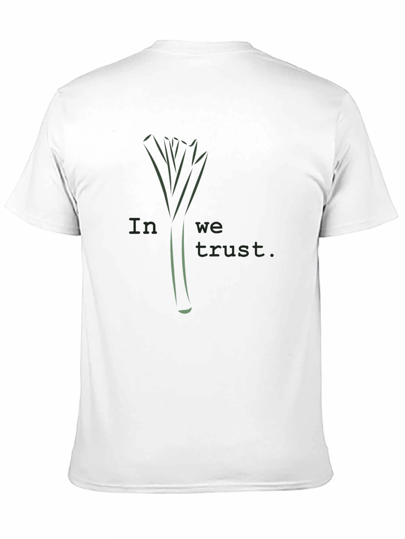 Leek Trust T-Shirt - Black Stylish Design