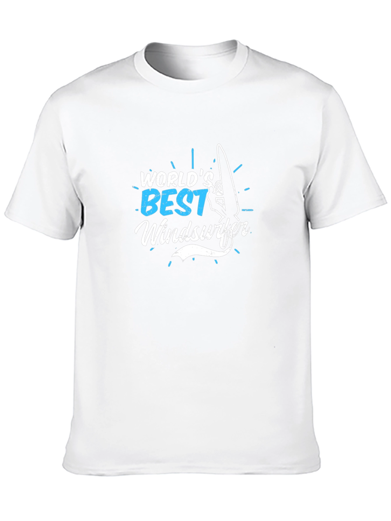 Worlds Best Windsurfer Black T-Shirt