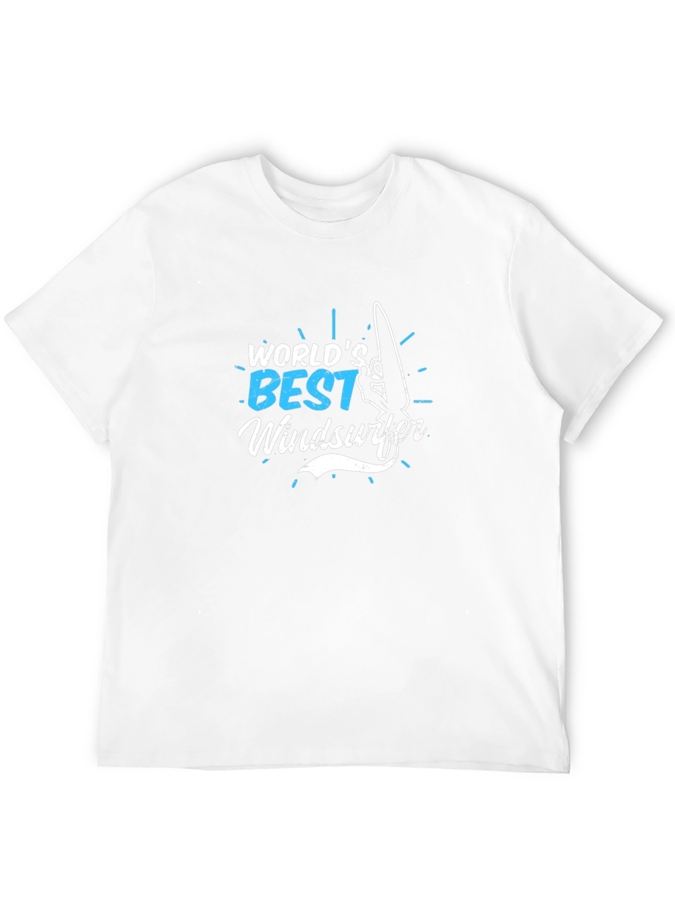 Worlds Best Windsurfer Black T-Shirt
