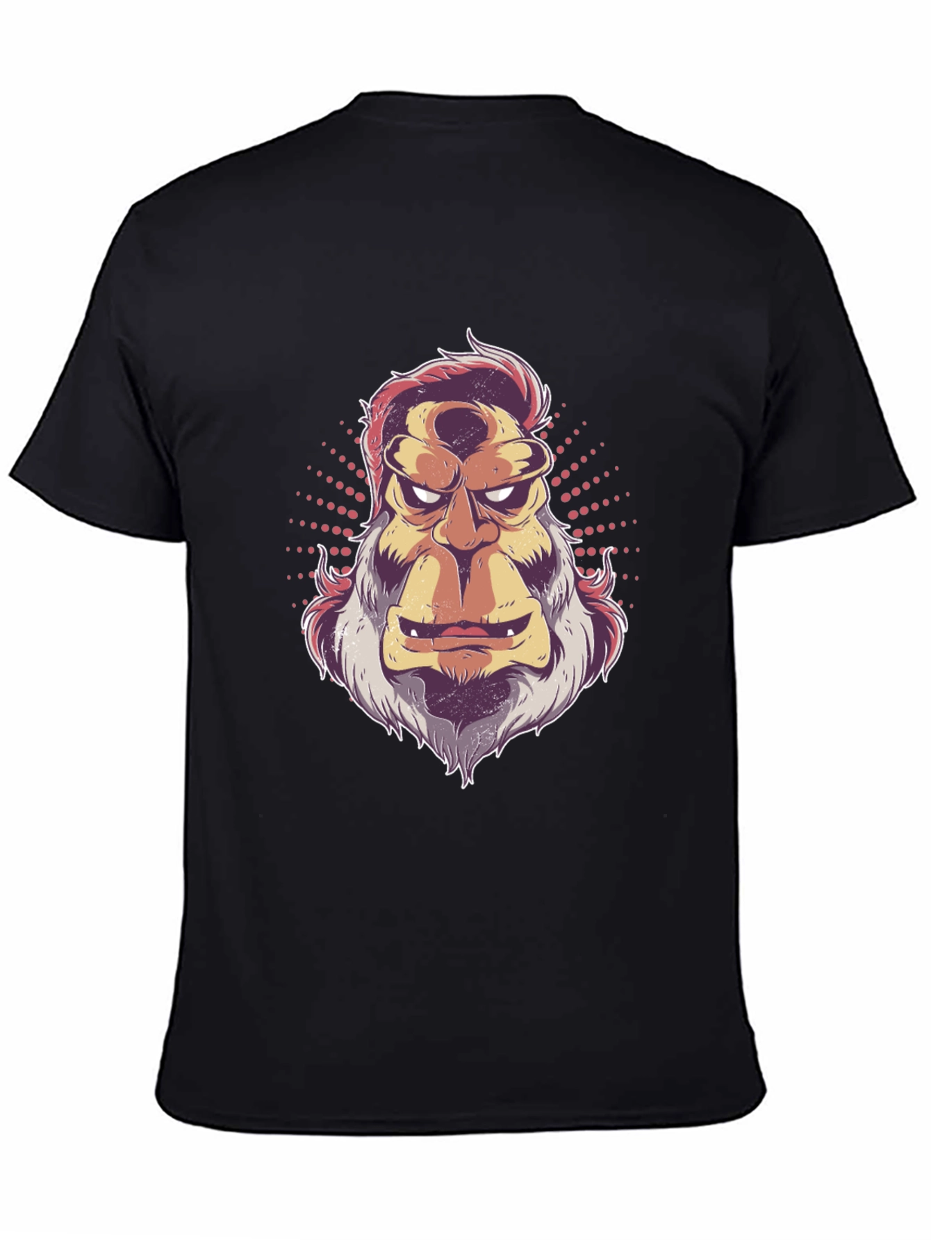 Retro Bigfoot Graphic Tee - Mens Black T-Shirt