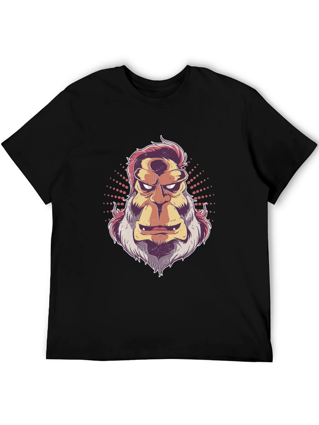 Retro Bigfoot Graphic Tee - Mens Black T-Shirt