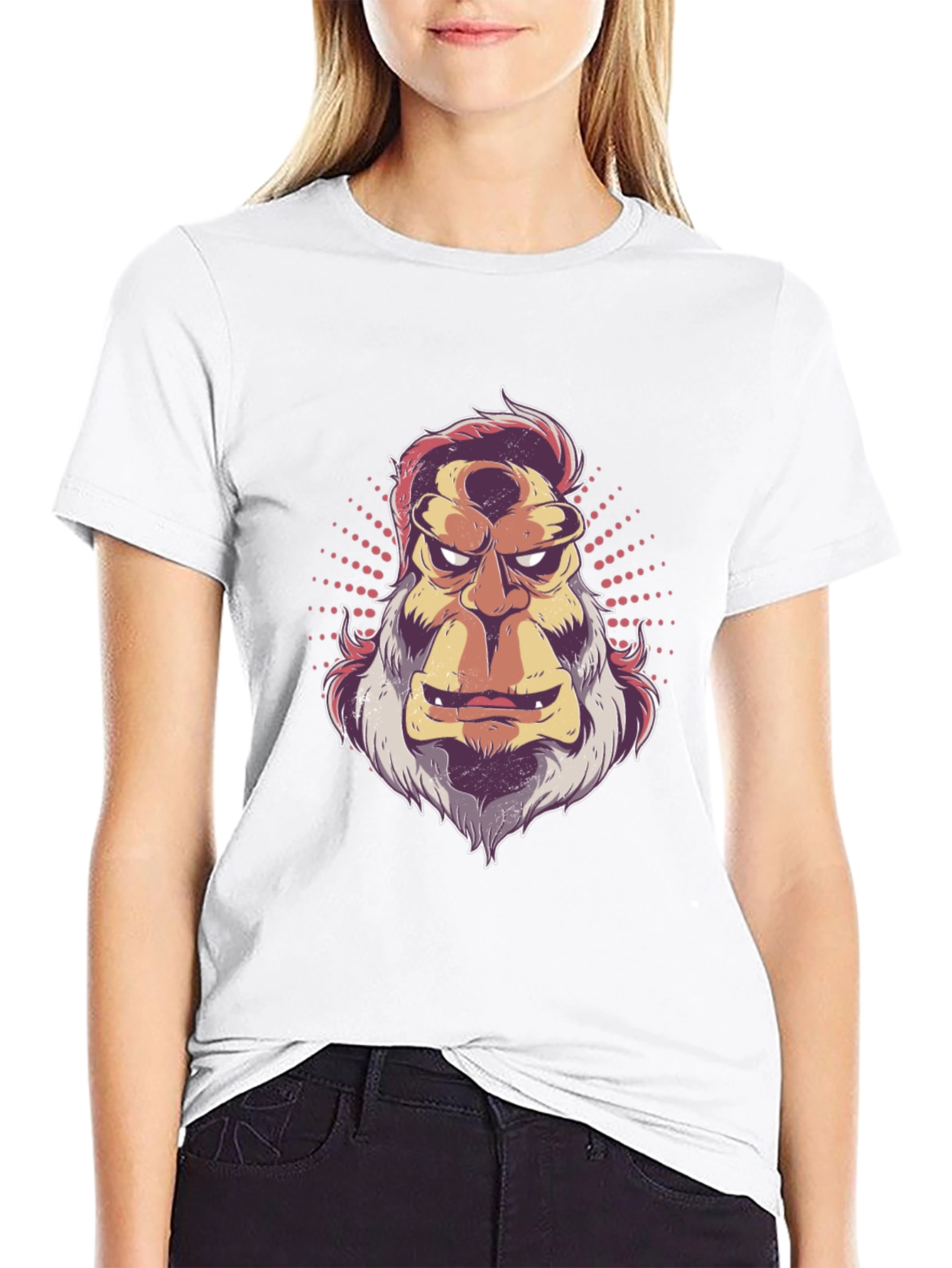 Retro Bigfoot Graphic Tee - Mens Black T-Shirt