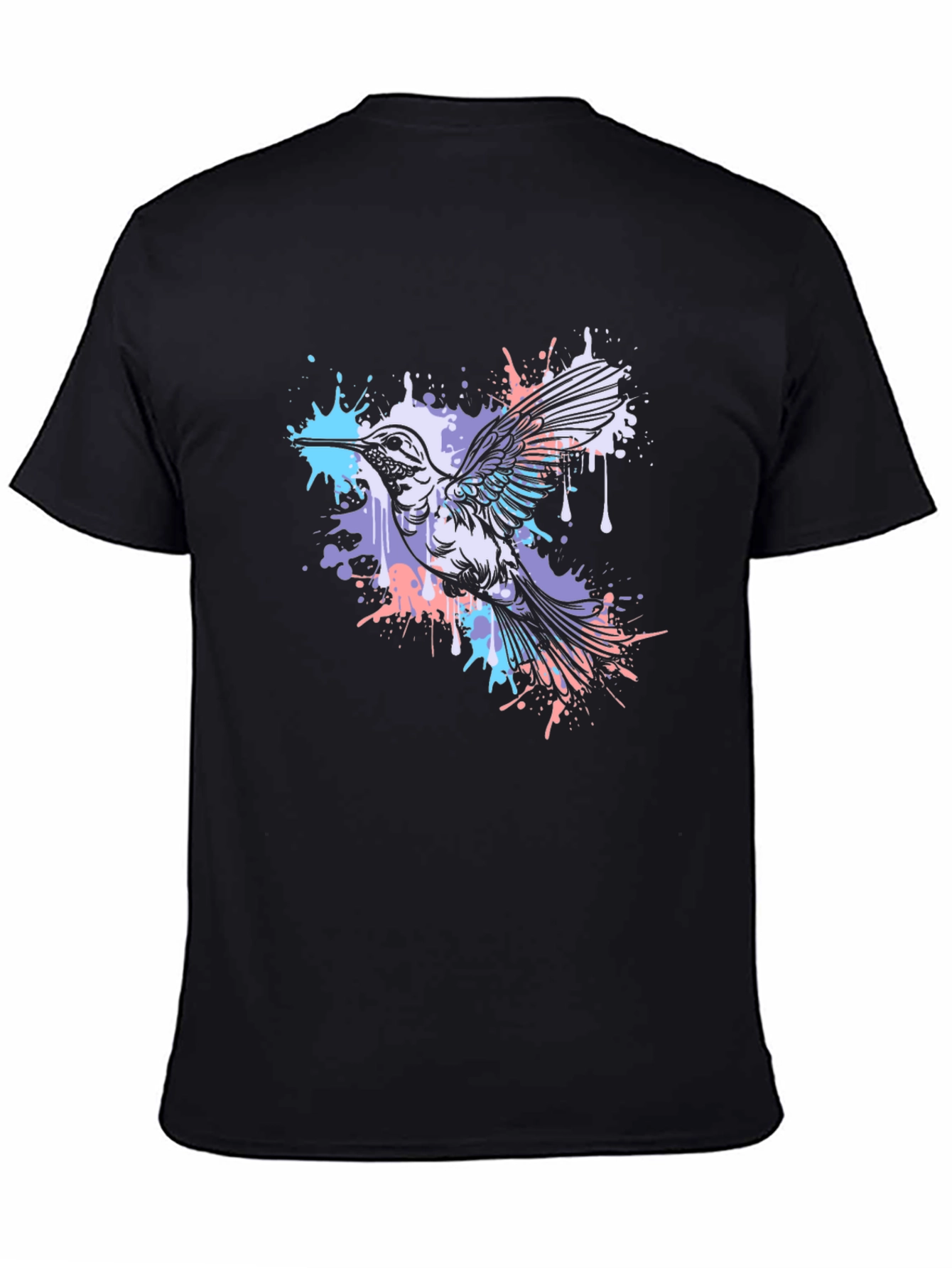 Hummingbird Graphic T-Shirt - Black
