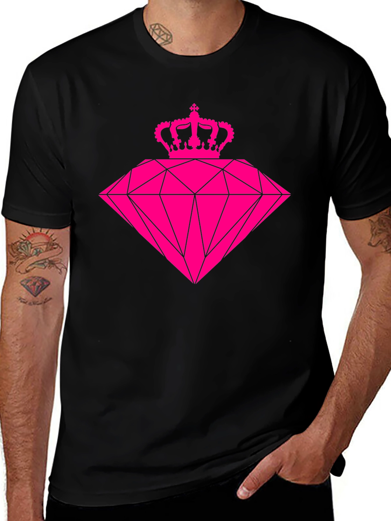 Diamond Crown Graphic T-Shirt