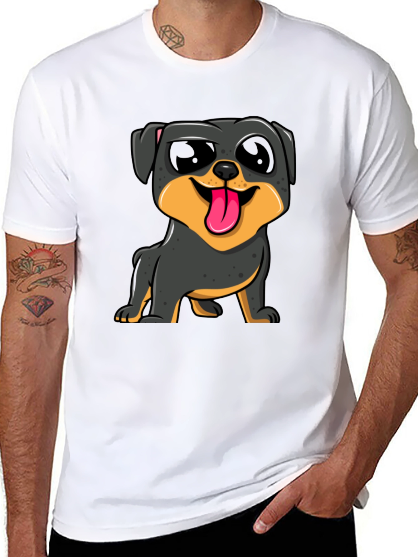 Cool Cartoon Dog T-Shirt