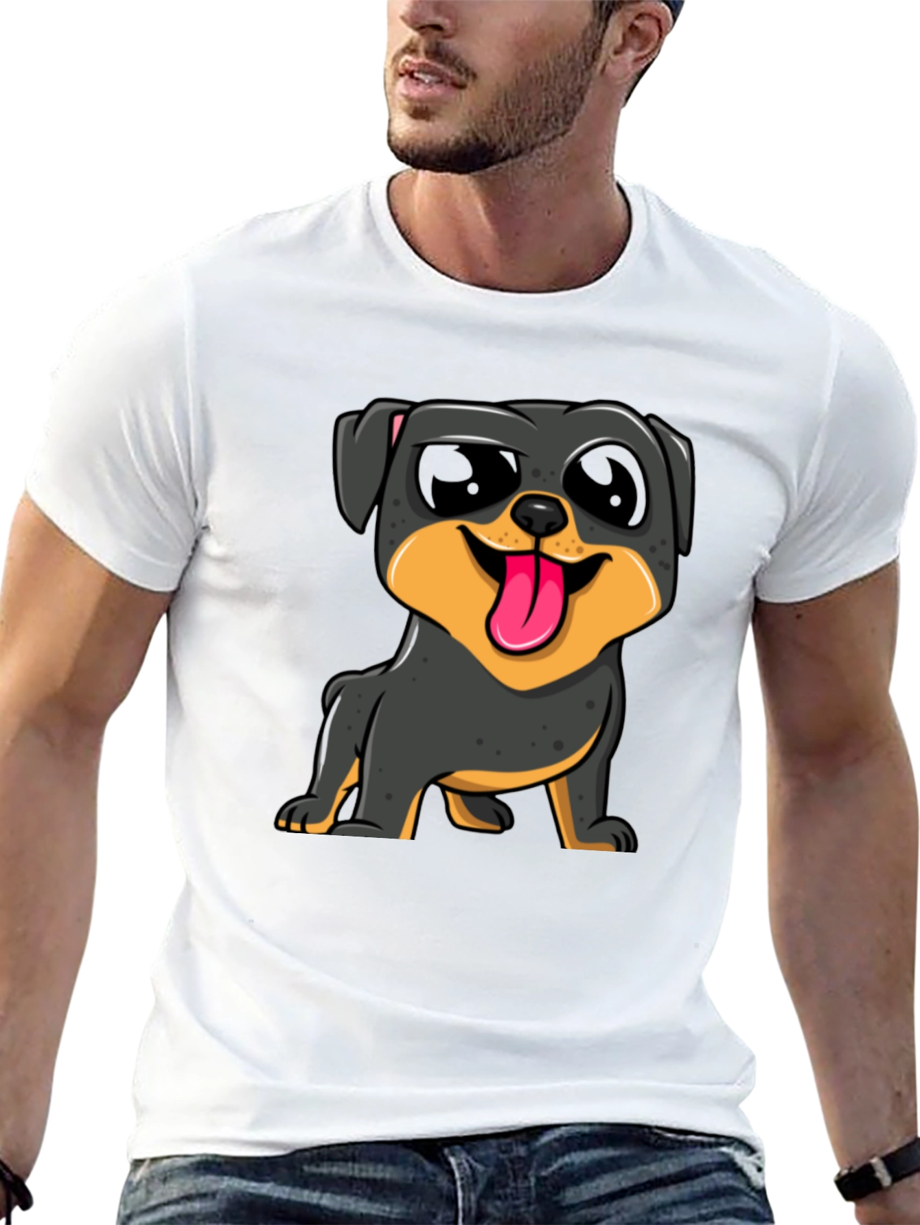 Cool Cartoon Dog T-Shirt