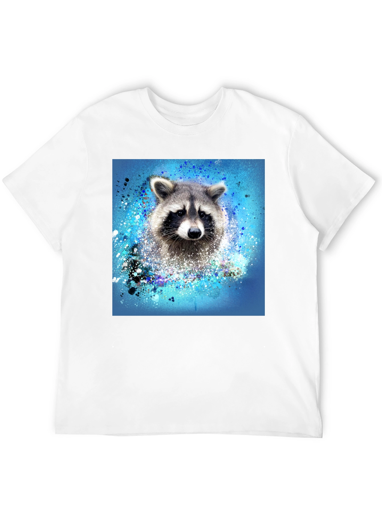 Raccoon Splash T-Shirt - Unique Graphic Tee