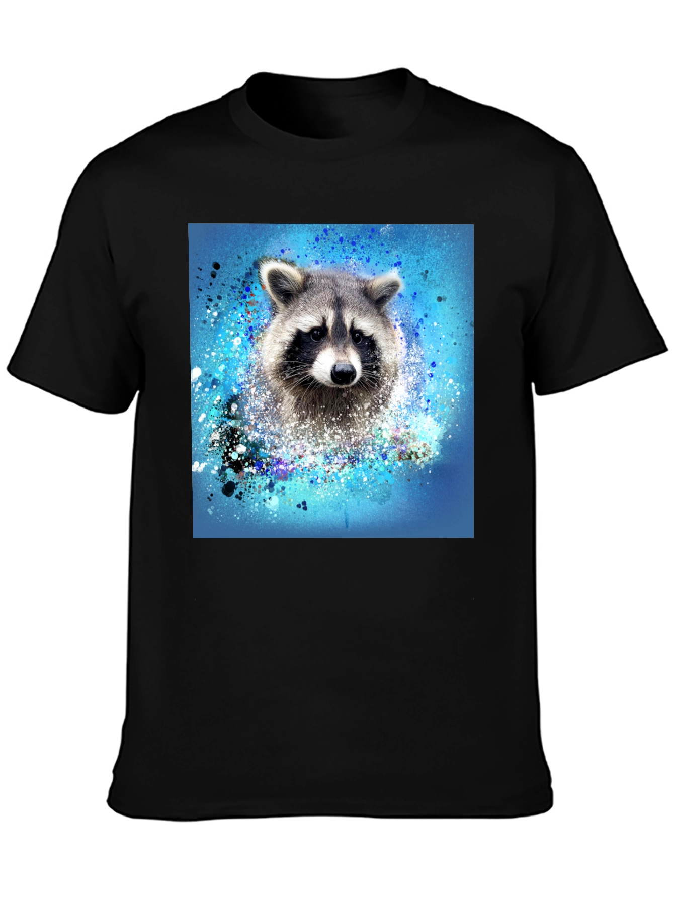 Raccoon Splash T-Shirt - Unique Graphic Tee