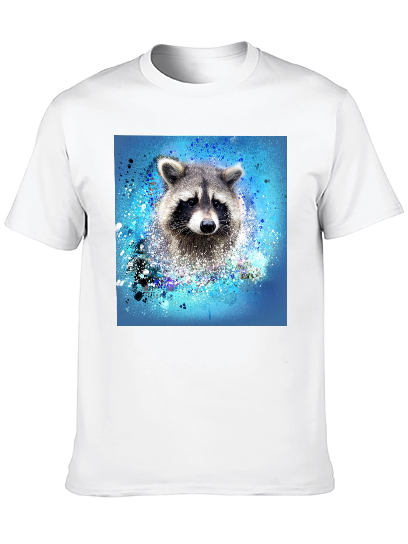 Raccoon Splash T-Shirt - Unique Graphic Tee