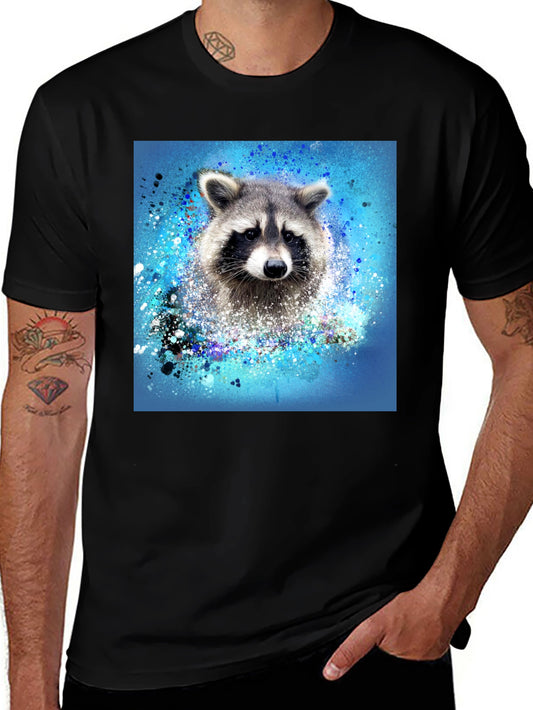 Raccoon Splash T-Shirt - Unique Graphic Tee