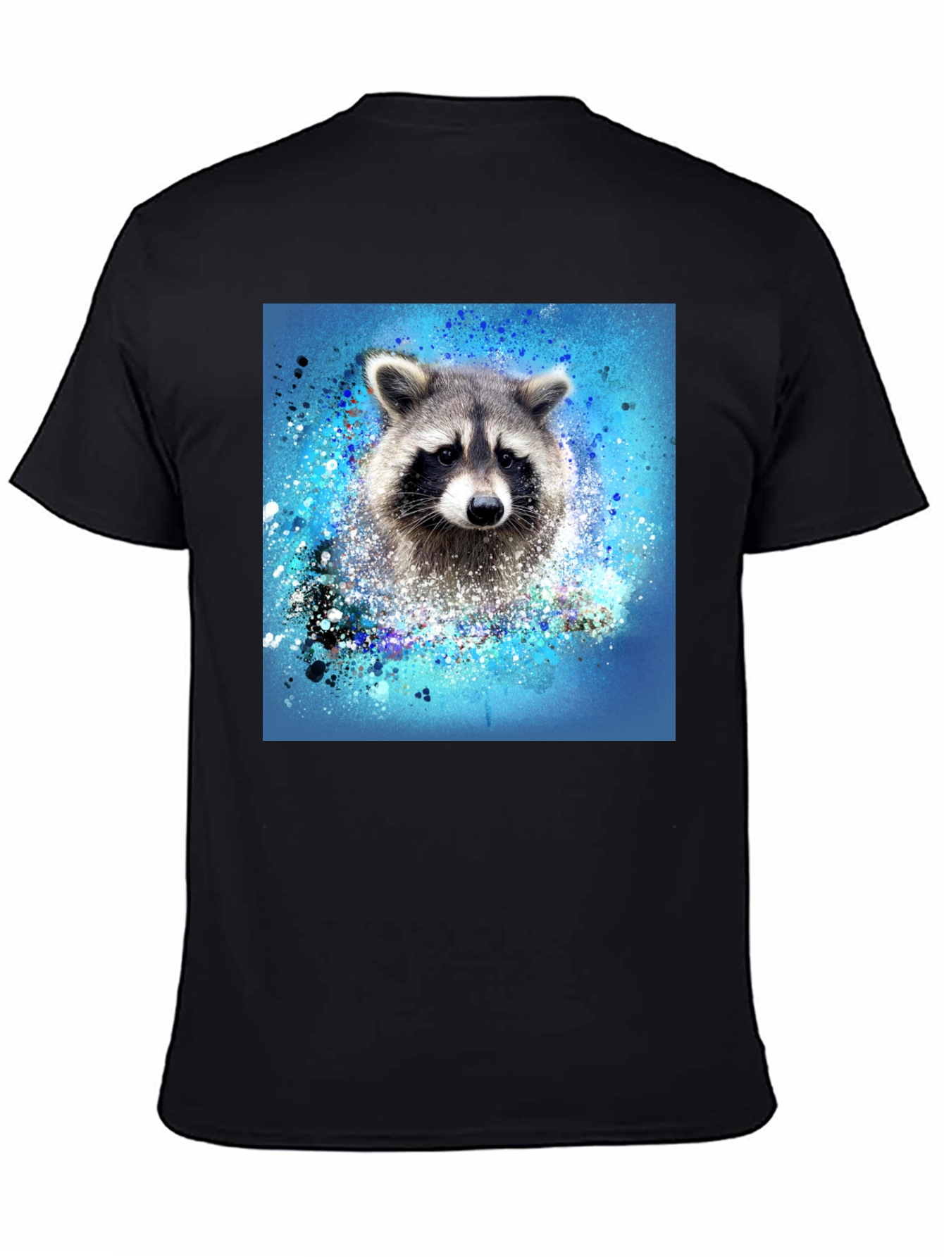 Raccoon Splash T-Shirt - Unique Graphic Tee