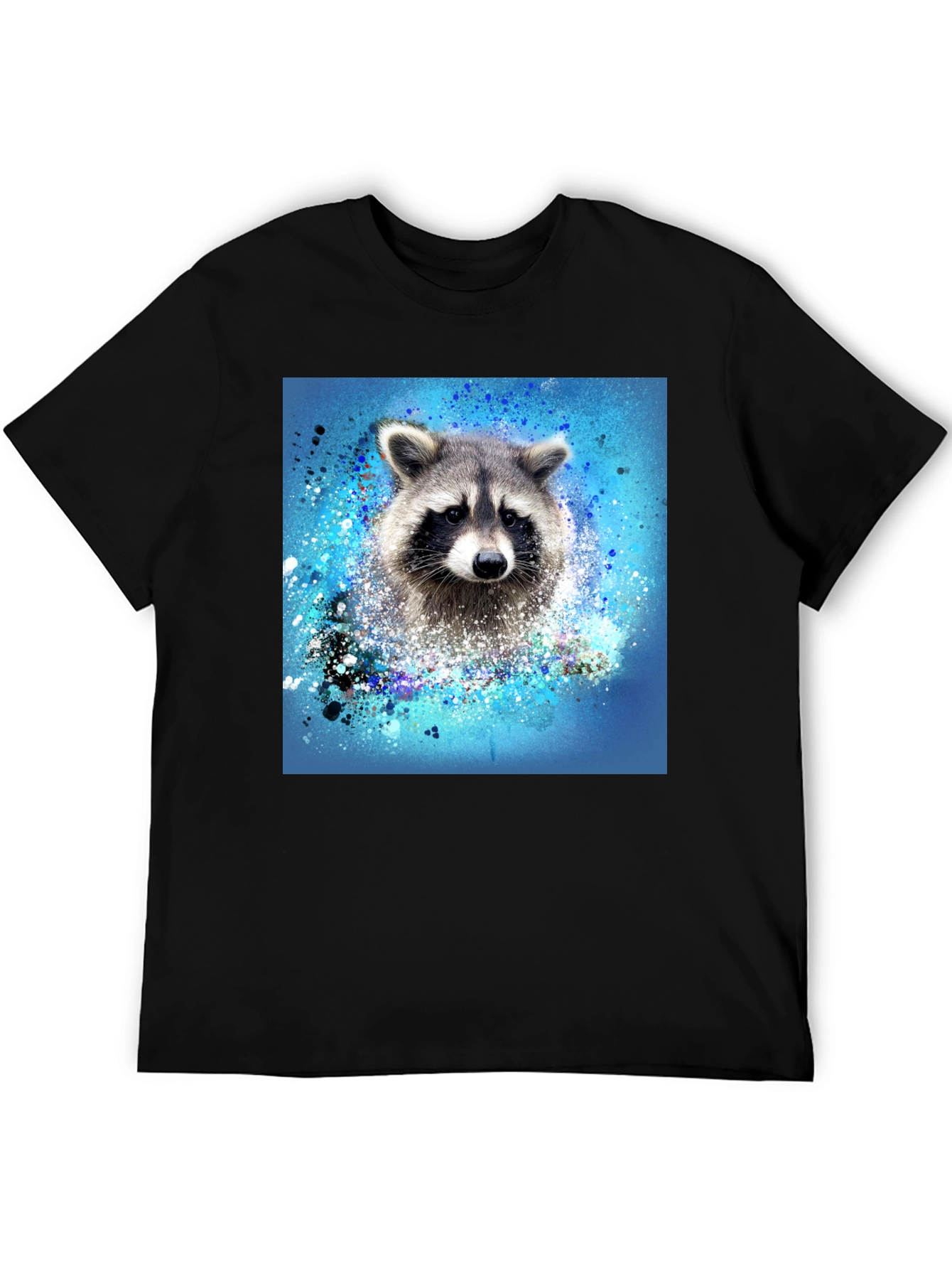 Raccoon Splash T-Shirt - Unique Graphic Tee