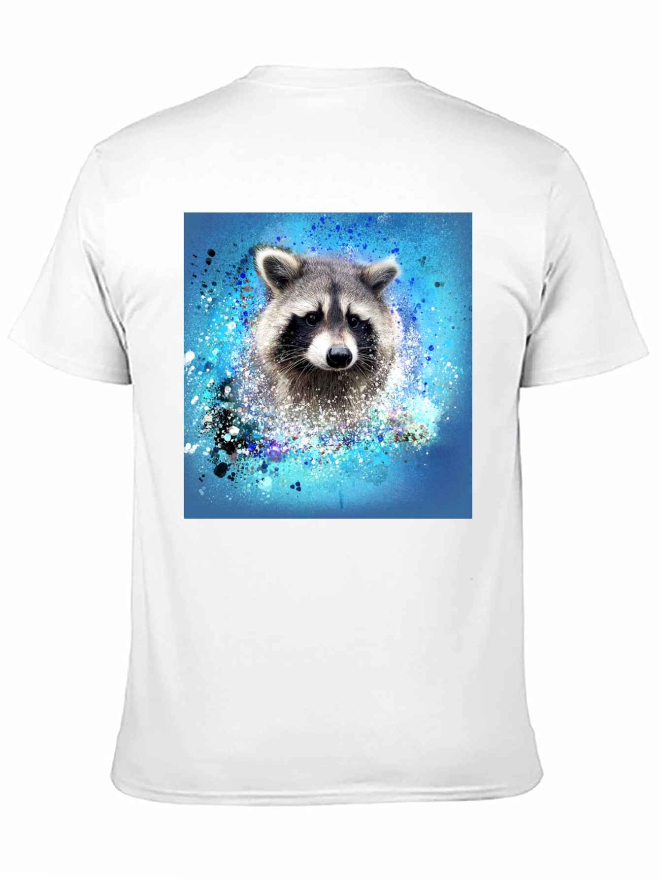 Raccoon Splash T-Shirt - Unique Graphic Tee