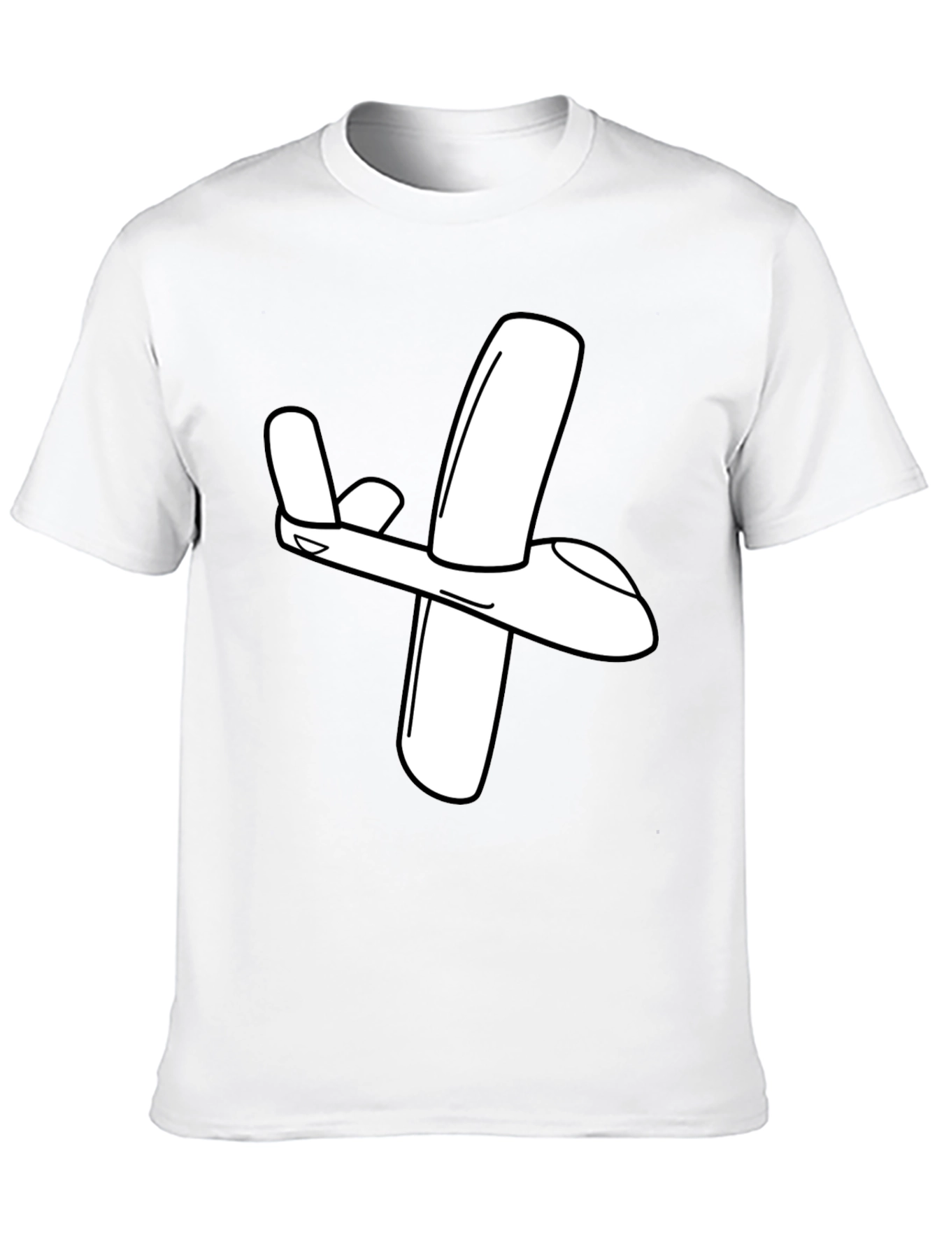 Airplane Graphic Tee - Classic Black T-Shirt