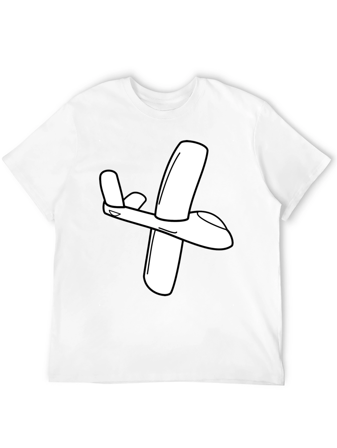 Airplane Graphic Tee - Classic Black T-Shirt