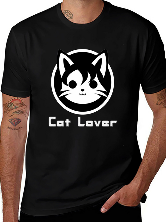 Cat Lover Black T-Shirt - Cute Graphic Tee