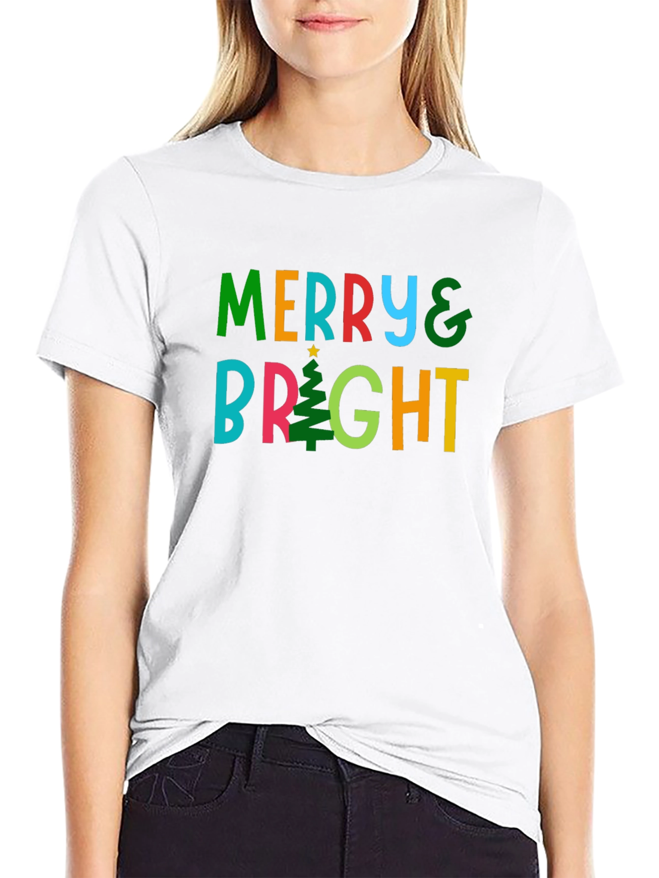 Merry & Bright Christmas T-Shirt
