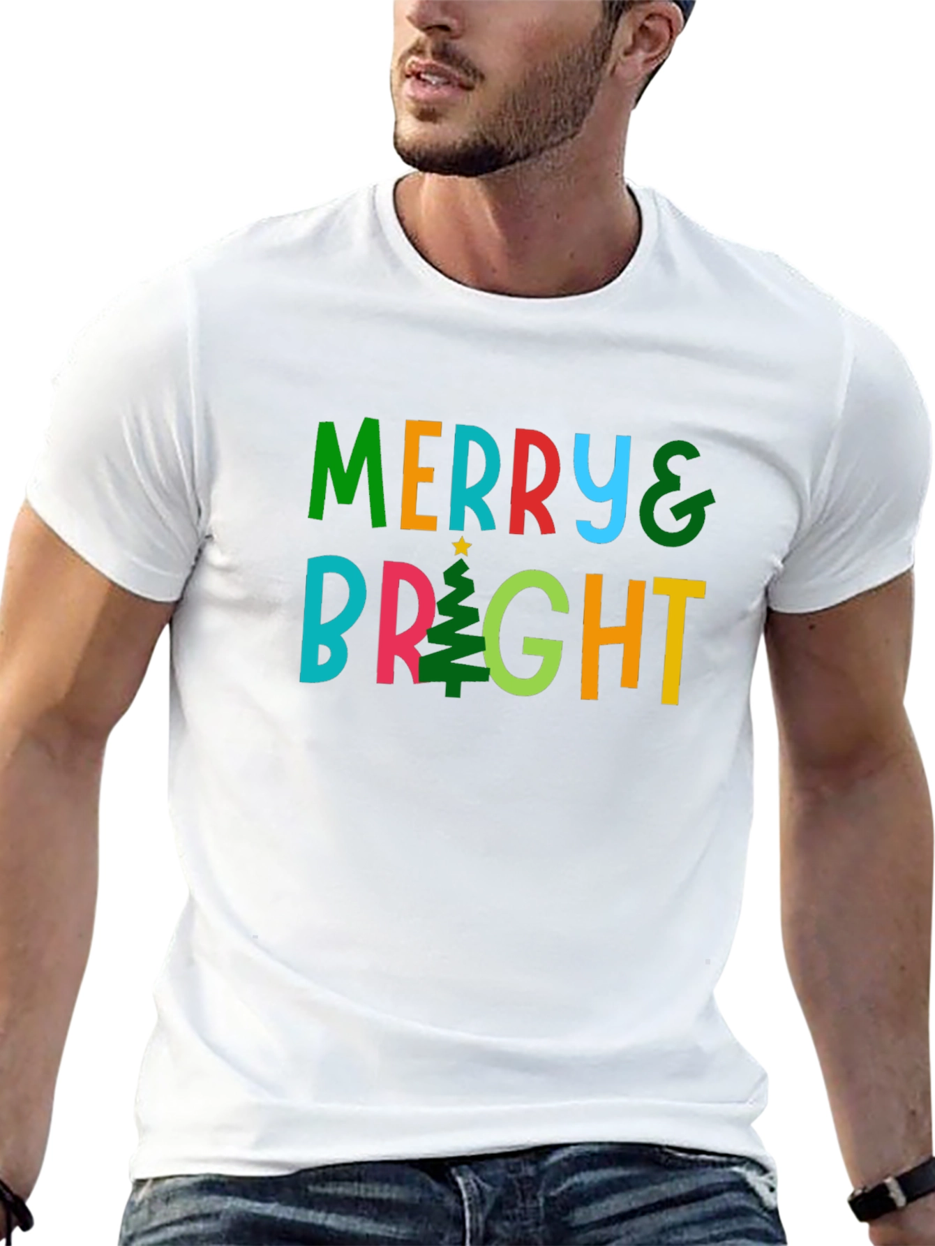 Merry & Bright Christmas T-Shirt